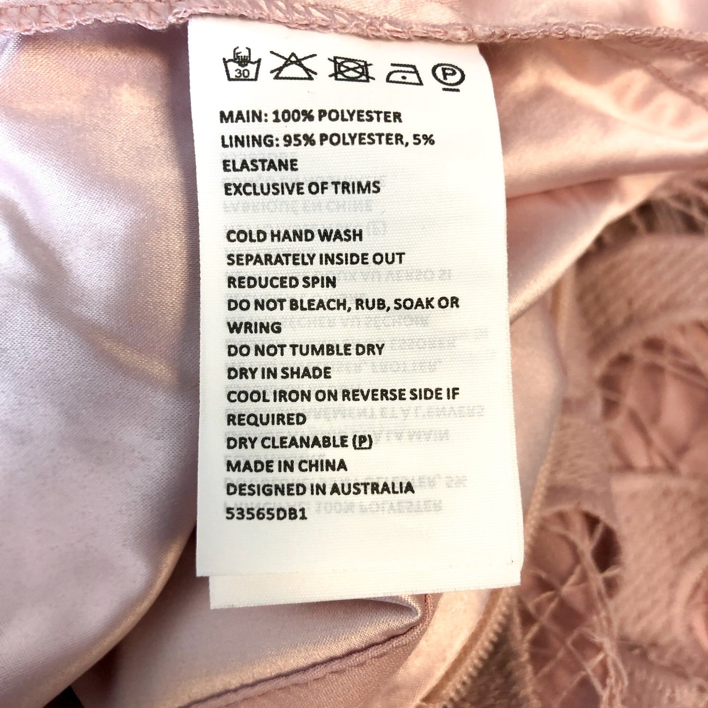 BARDOT Women's Lina Lace Midi Dress Size 6 Pink Rose Sleeveless Lined NWT