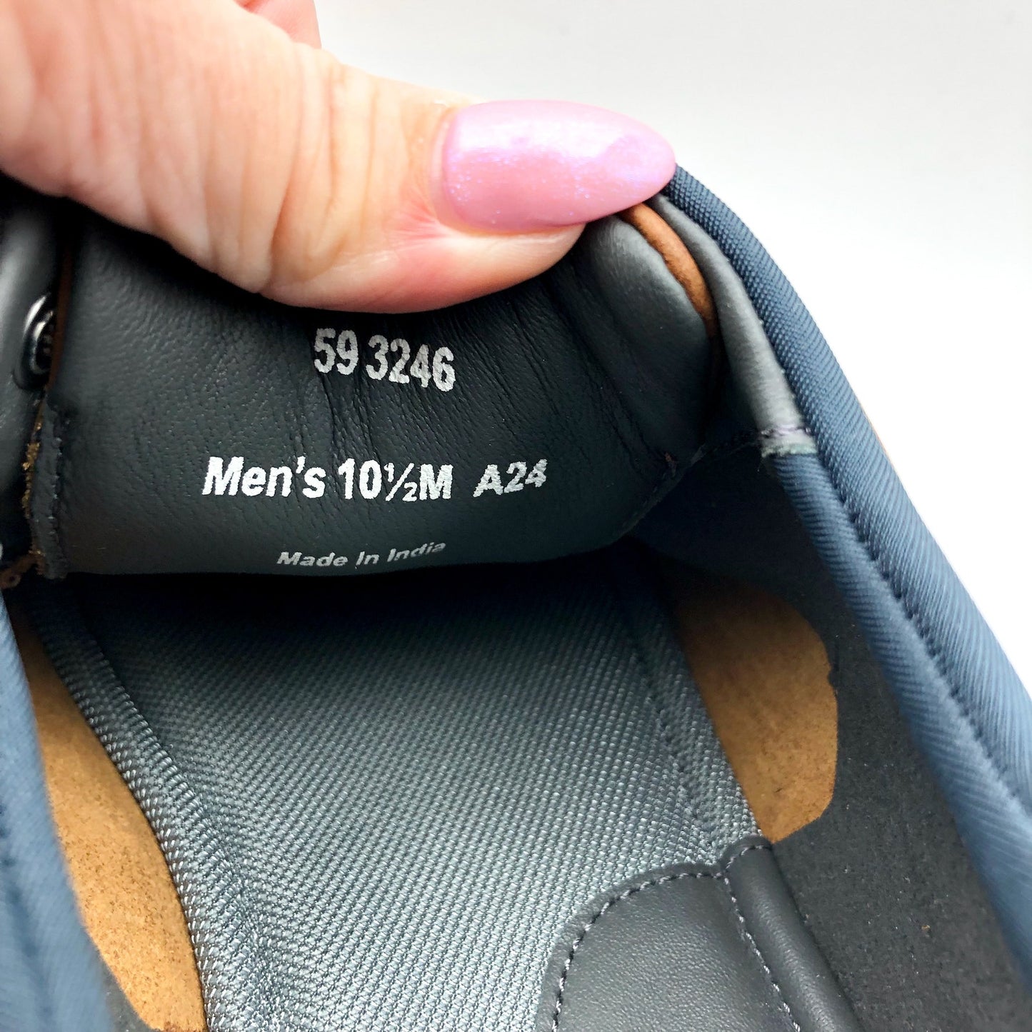 Johnston & Murphy Mens Parsons Plain Toe Shoes US 10.5 M EU 43.5 Tan Leather NIB