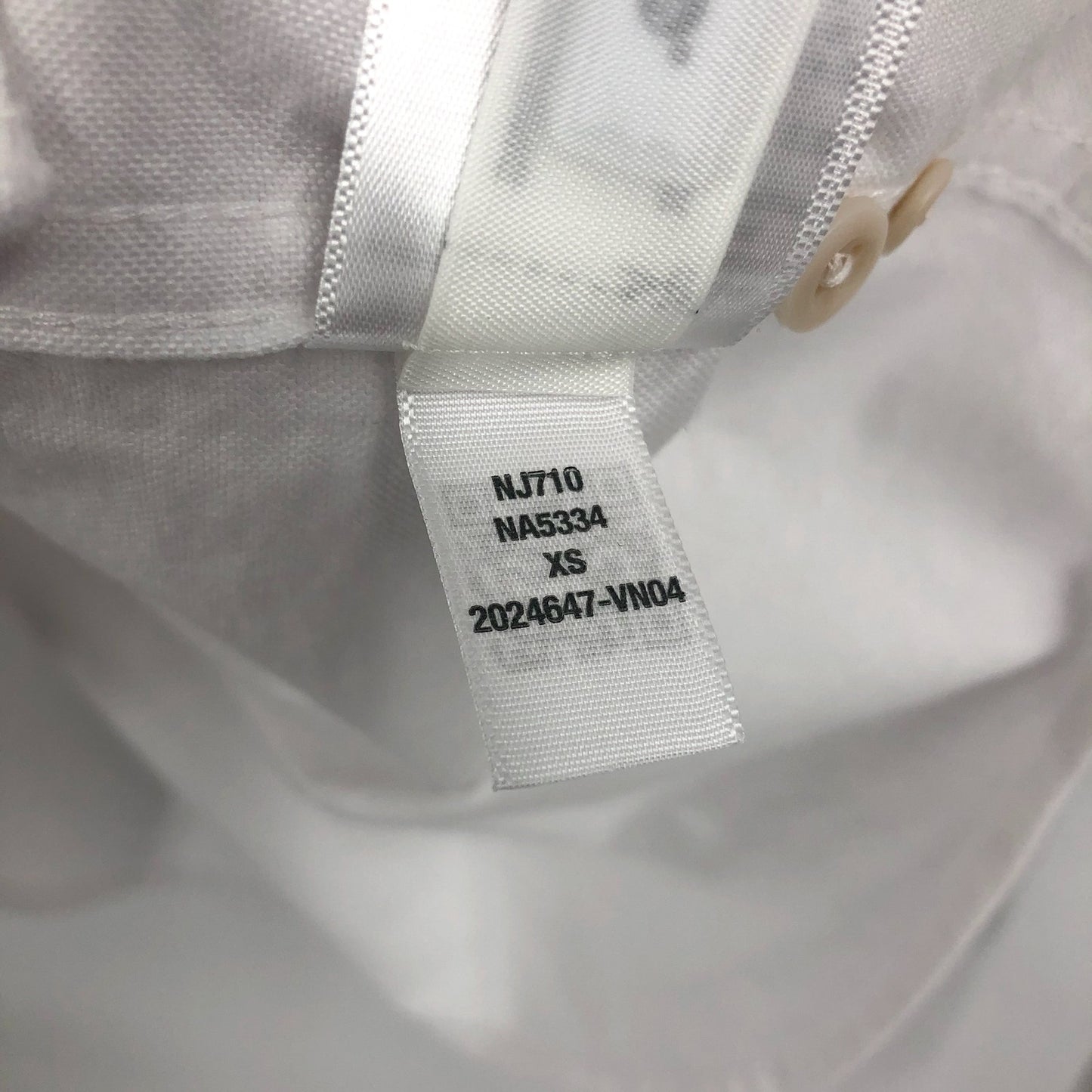 MADEWELL Men's The Vintage-Worn Oxford Shirt XS White Lighthouse NJ710 NWT