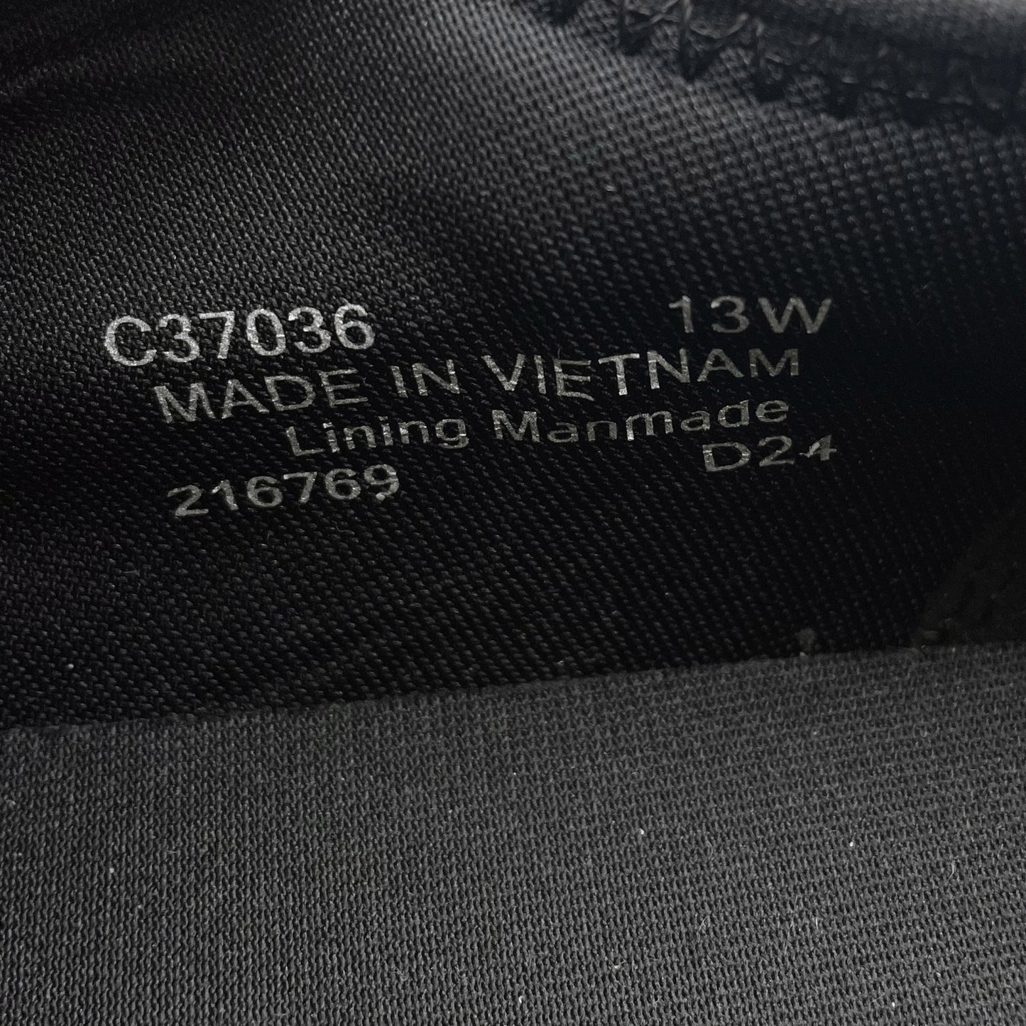 Cole Haan Mens Zerogrand WFA Oxford Shoe US 13 Wide Black Leather NIB