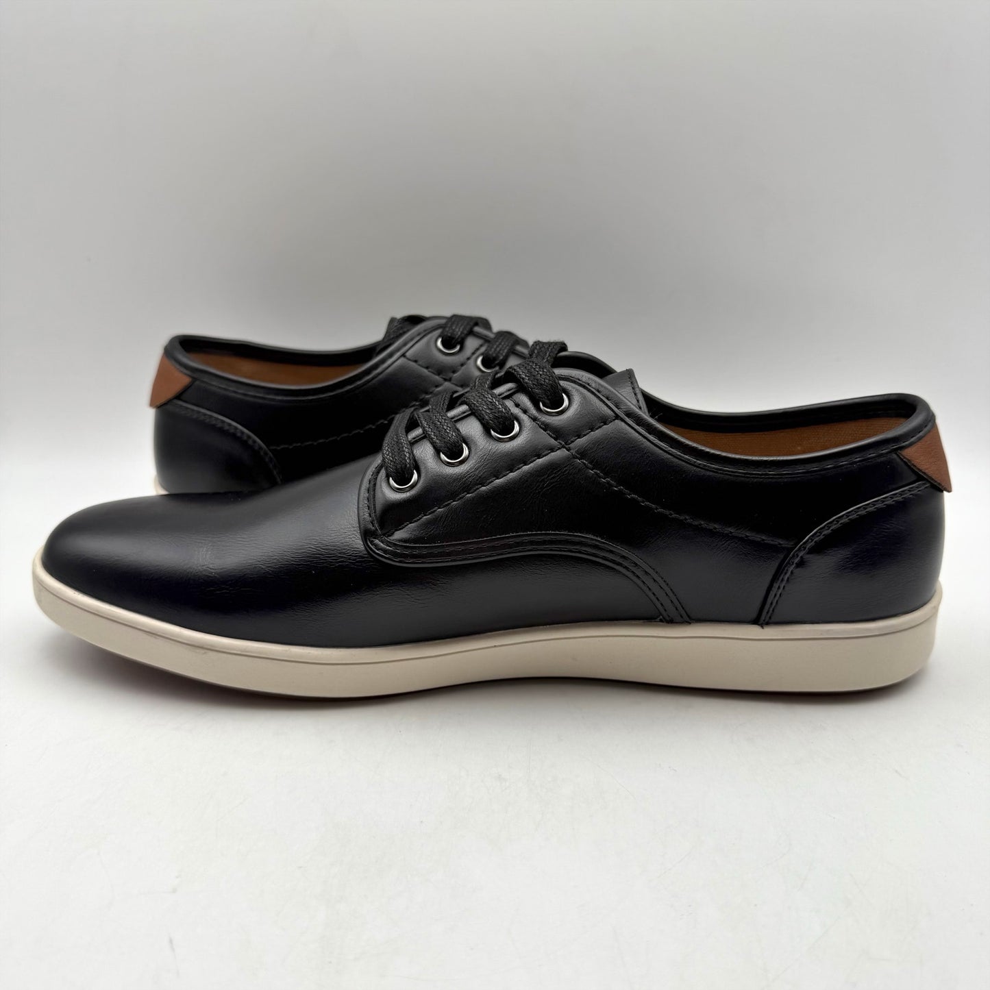 Steve Madden Mens Fenta Casual Sneaker US 10.5 EU 43.5 Black NIB