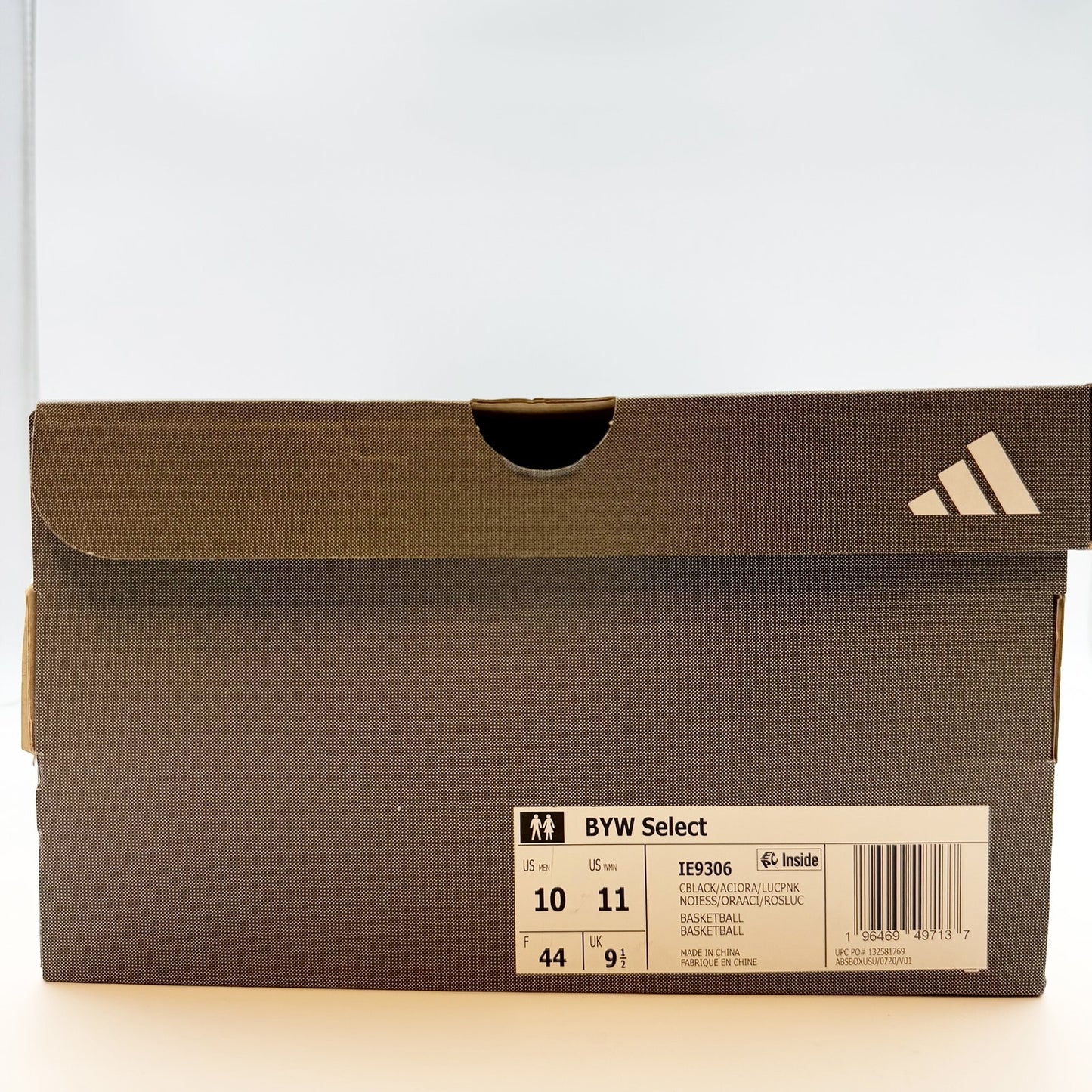 Adidas BYW Select Basketball Shoes Mens 10 Womens 11 Black Orange Athletic NIB