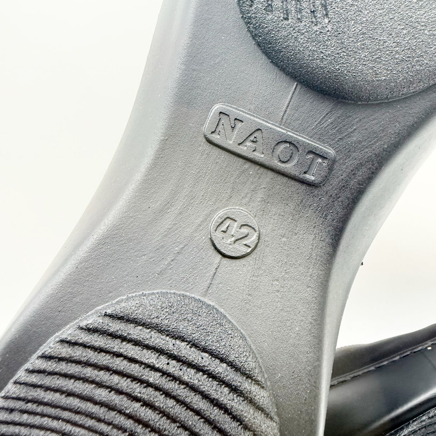 Naot Womens Sea Mary Jane Shoes EU 42 US 11 M Black Leather NWOB