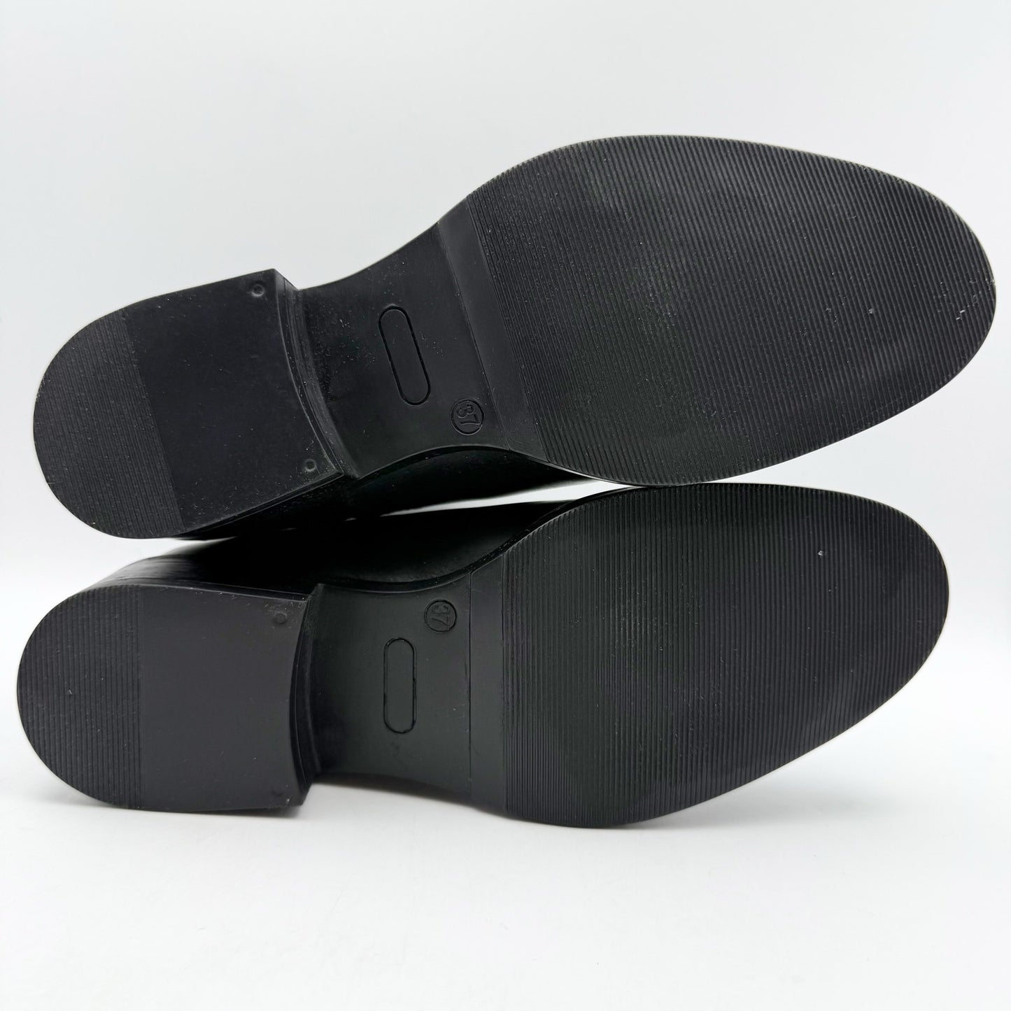 Dune London Womens Panoramic Ankle Boots EU 37 US 7 Black Leather NIB