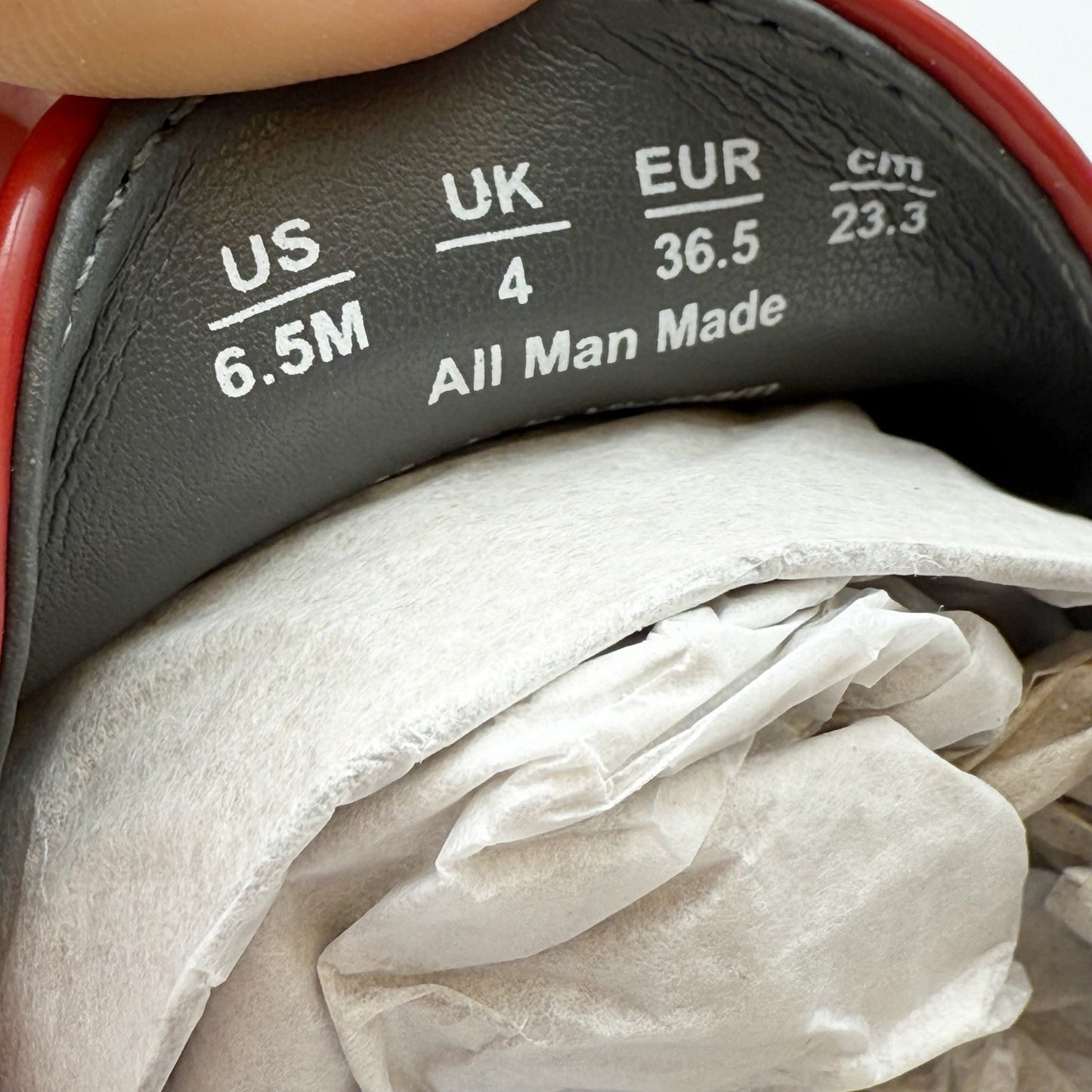 Franco Sarto Womens Eden Studded Loafers US 6.5 M EU 36.5 Red Slip On NWOB