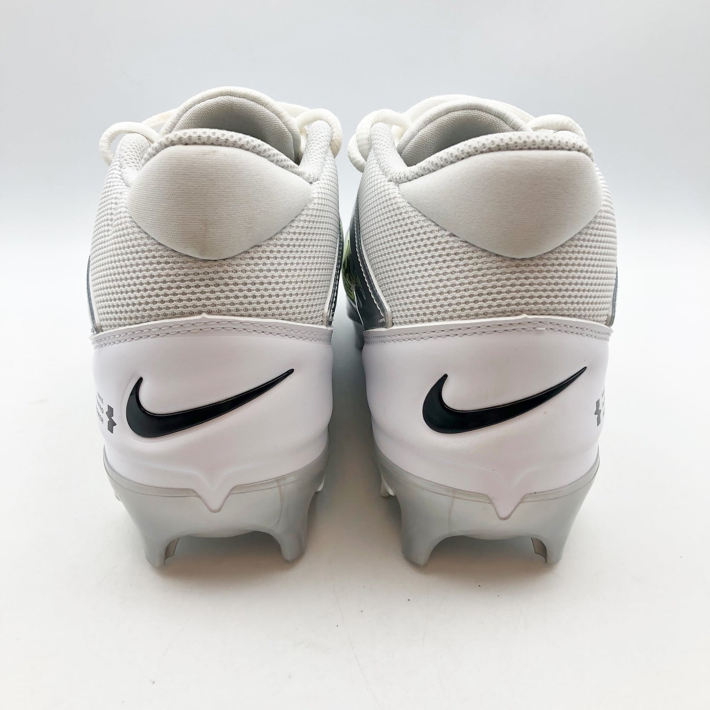 Nike Men's Alpha Menace 4 Pro Molded Football Cleats Size 10.5 White Black NWOB