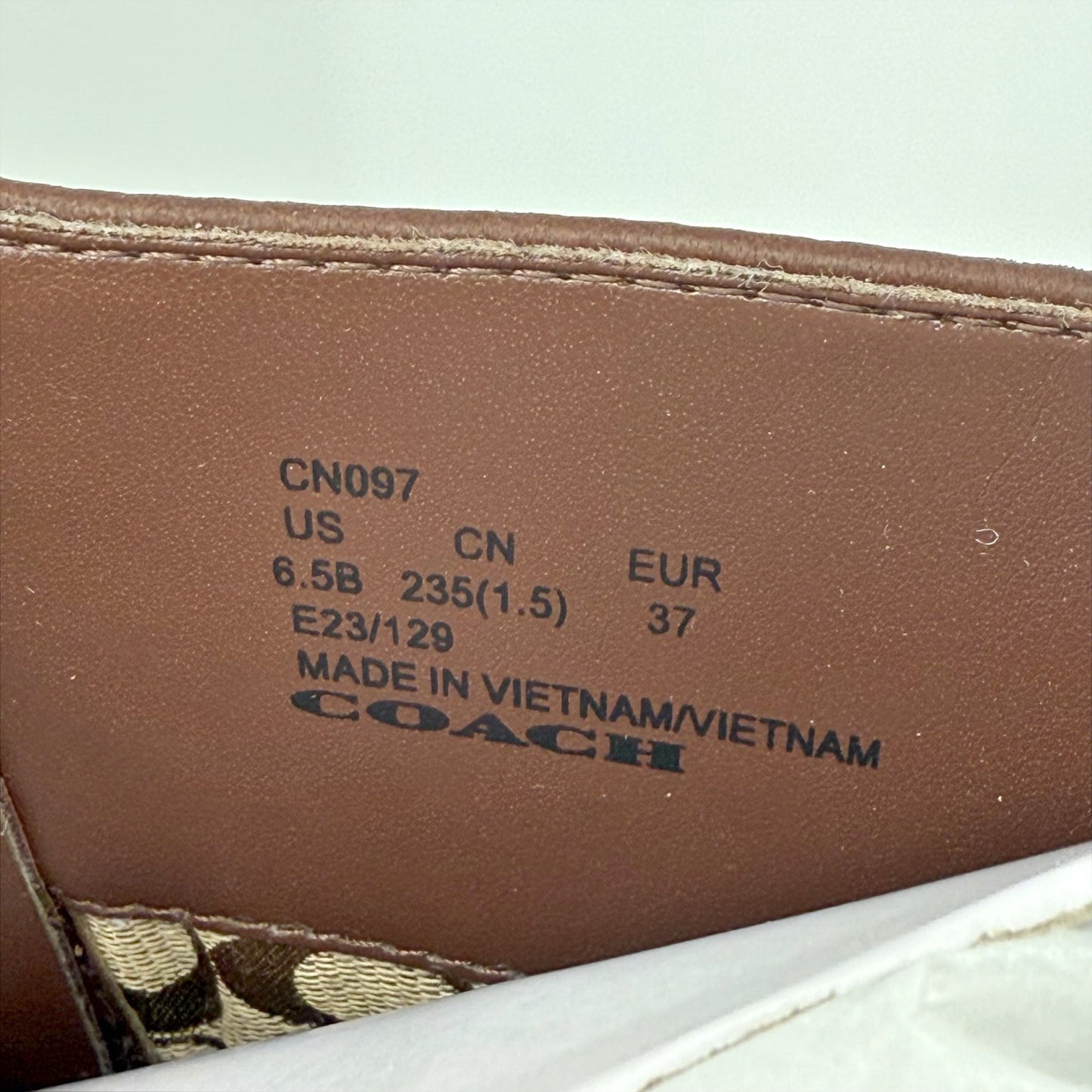 Coach Womens Julietta Knee High Boot US 6.5 B EU 37 Walnut Brown Leather NWOB