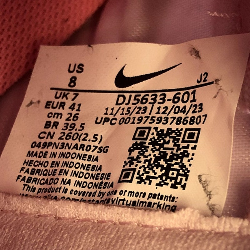 Nike Mens Mercurial Vapor 15 Academy IC Soccer Cleats Size 8 Pink Black NWOB