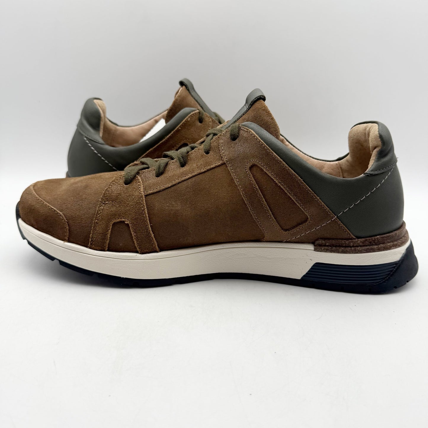 NAOT Mens Magnify Casual Sneakers EU 45 US 12 Brown Suede Leather NIB