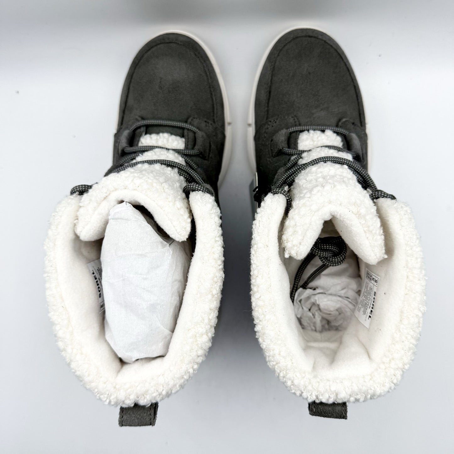 Sorel Womens Explorer Next Carnival Boots US 8 Gray Winter Waterproof NIB