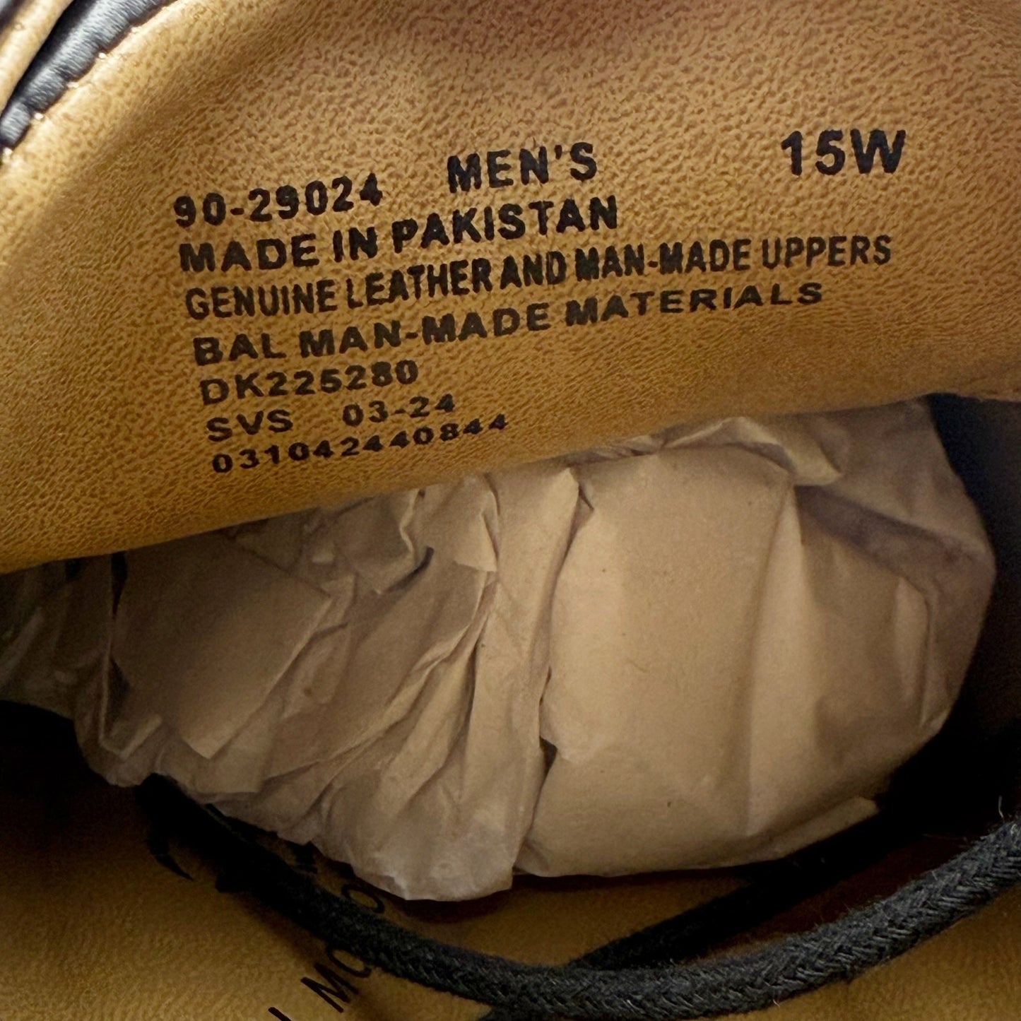 Dockers Mens Trustee Casual Oxford Shoe US 15 Wide EU 48 Black Leather NWOB