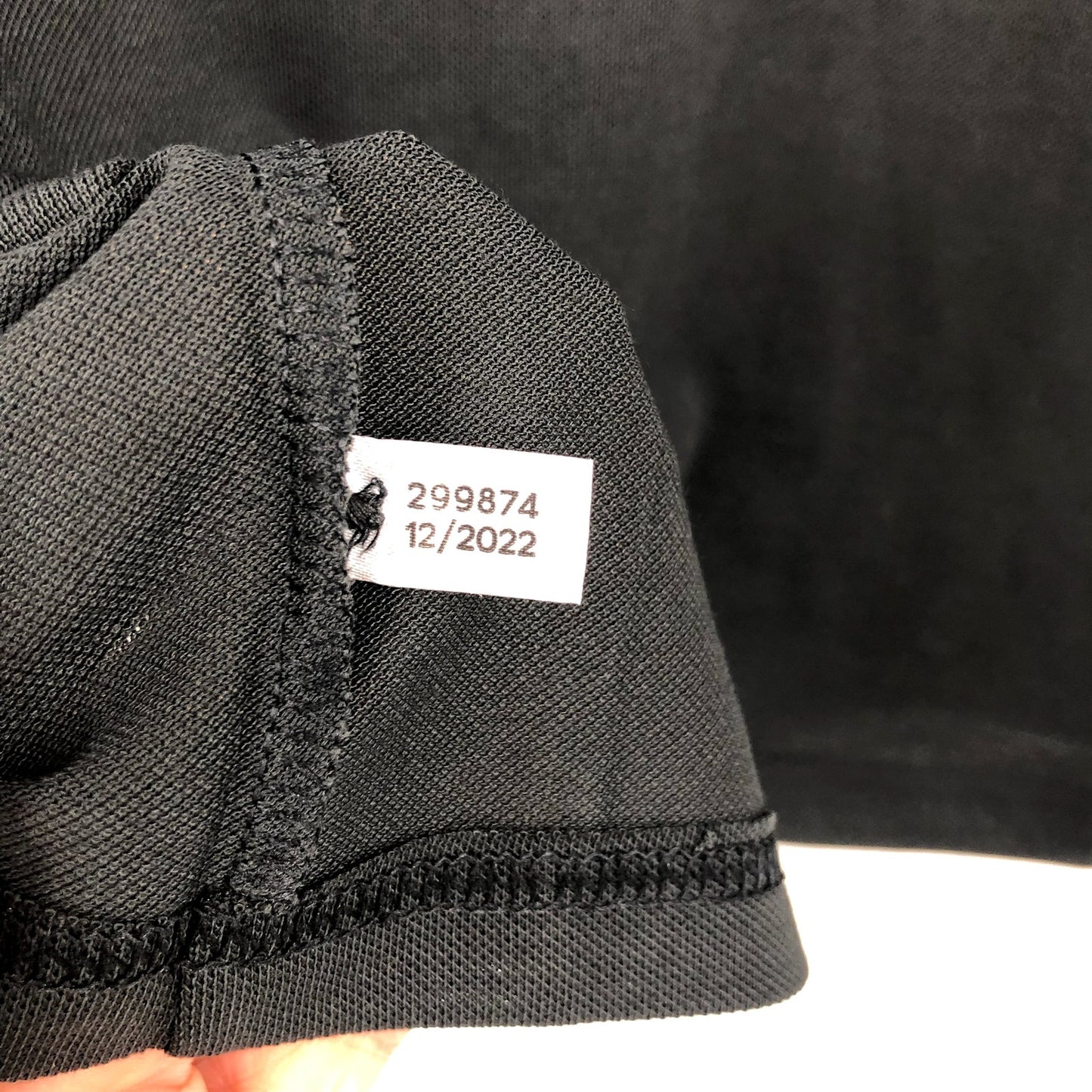 OUTDOOR VOICES Womens Birdie Cropped Polo Shirt Black XXL Short Sleeve