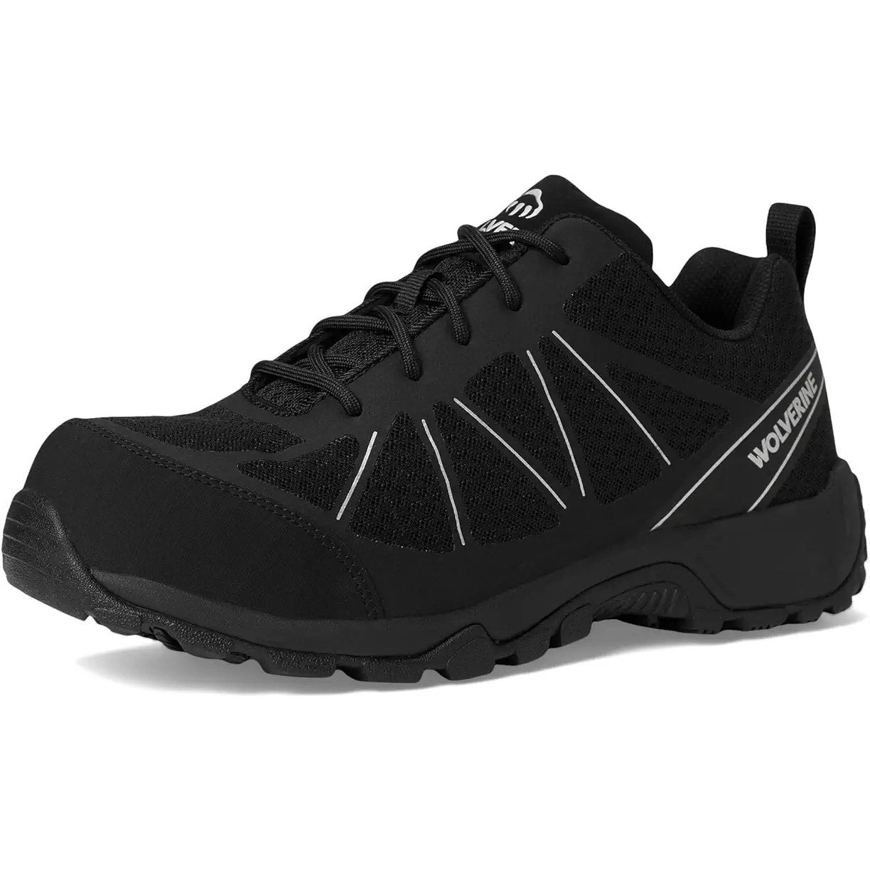 Wolverine Mens Amherst II CarbonMAX Work Shoe US 7.5 M Black Composite Toe NIB