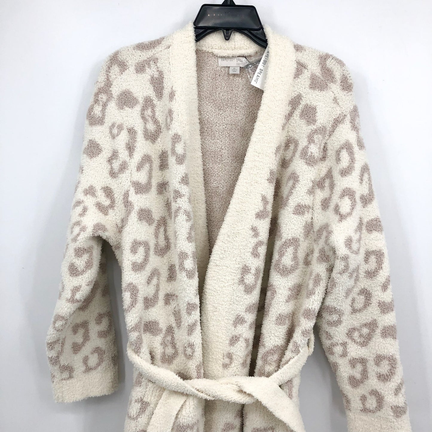 BAREFOOT DREAMS CozyChic Barefoot In The Wild Robe XL Cream Stone NWT