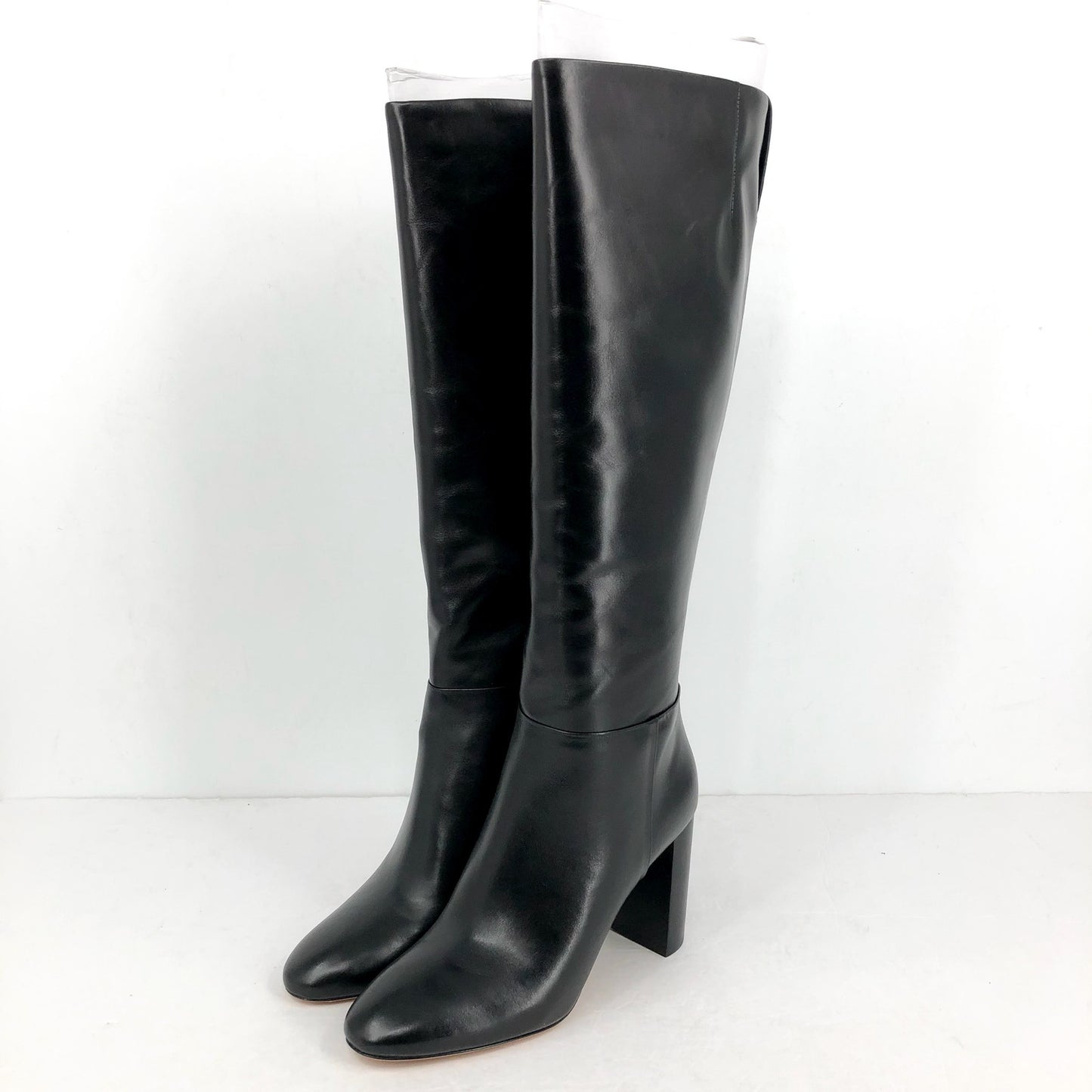 KATE SPADE Women's Colby Tall Boots Size 9B EU 39.5 Black Leather