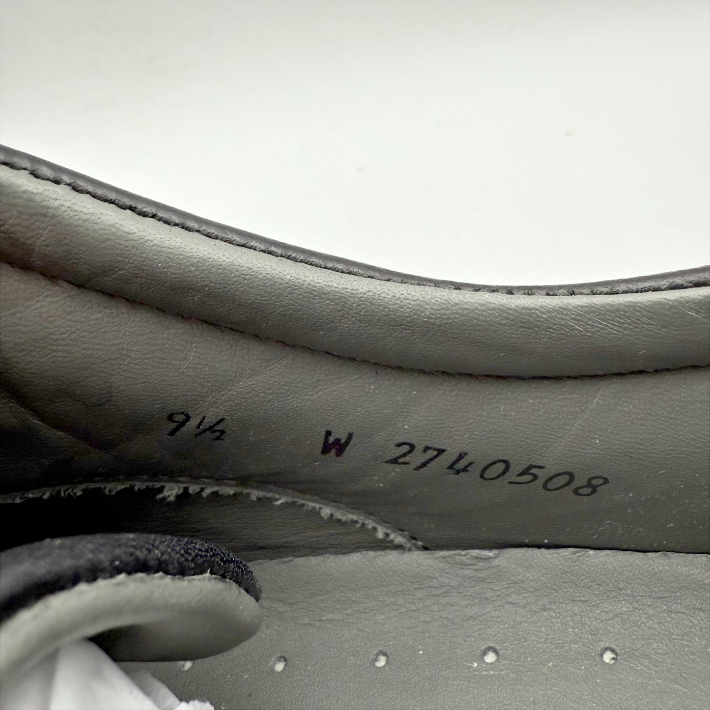 SAS Mens Ambassador Comfort Oxford Shoes US 9.5 Wide Black Leather NWOB