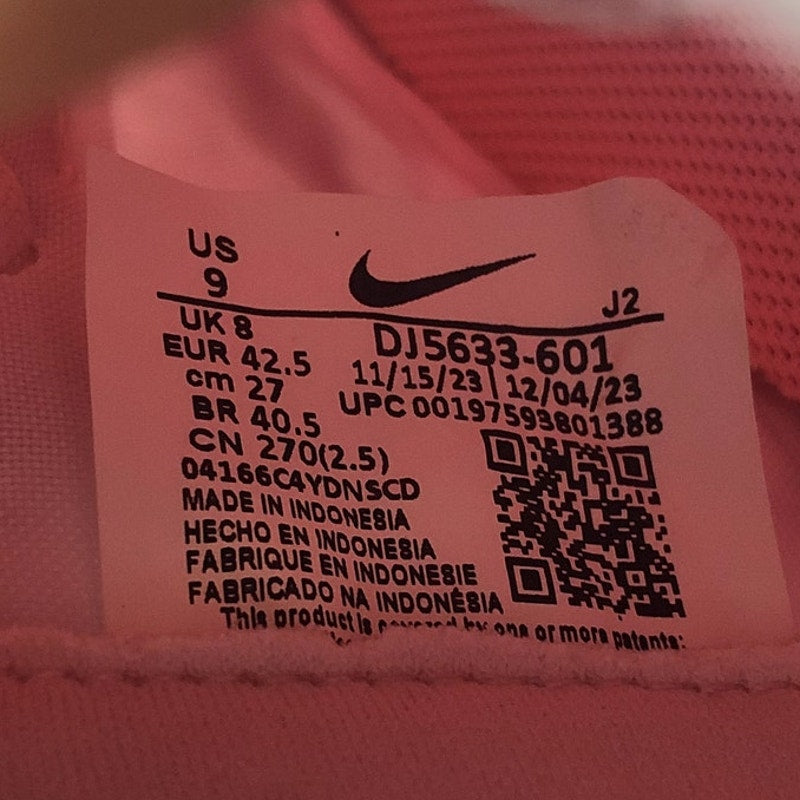 Nike Mens Mercurial Vapor 15 Academy IC Soccer Cleats Size 9 Pink Black NWOB