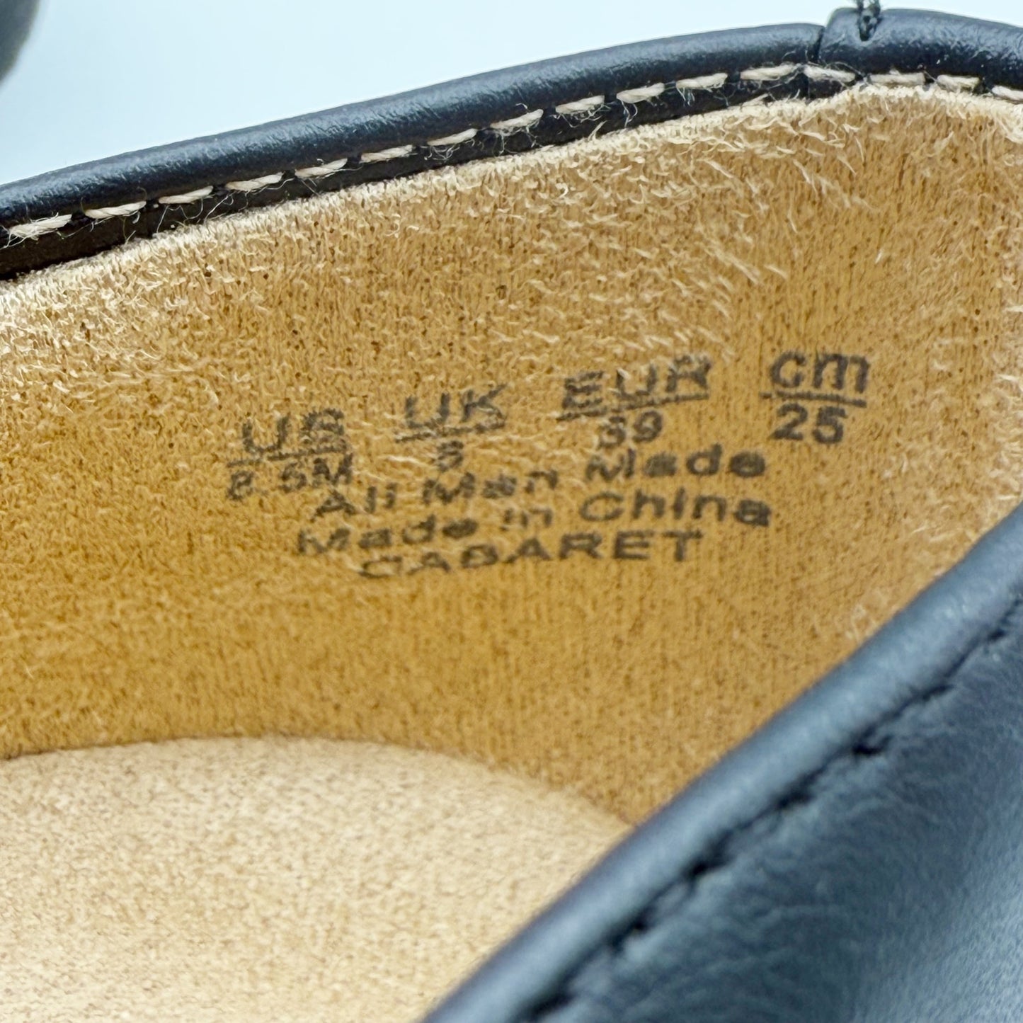 Naturalizer Womens Cabaret Lug Sole Loafers US 8.5 M EU 39 Black Slip On NIB