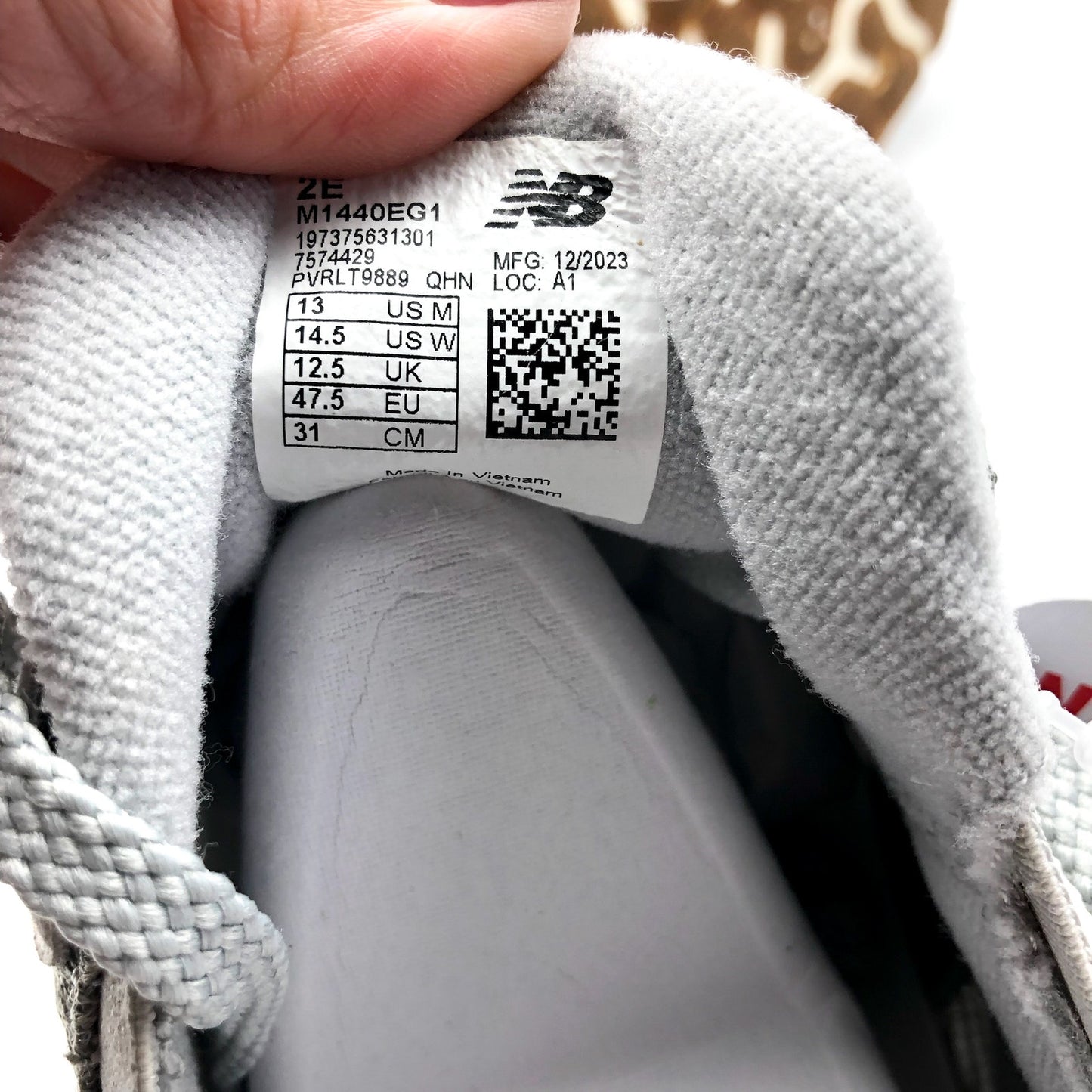 New Balance Mens Fresh Foam X 1440 V1 Running Sneakers US 13 Grey Athletic NIB