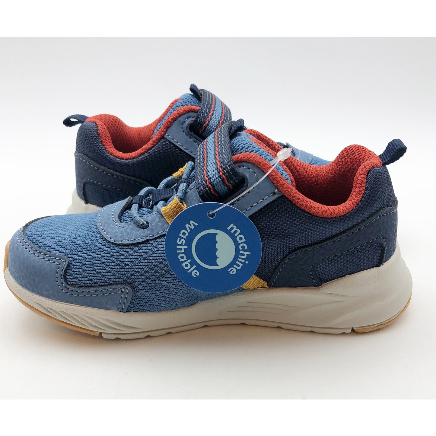 Stride Rite Boys Made To Play Sneaker 9.5 Wide Blue Multi Kids Shoe NIB
