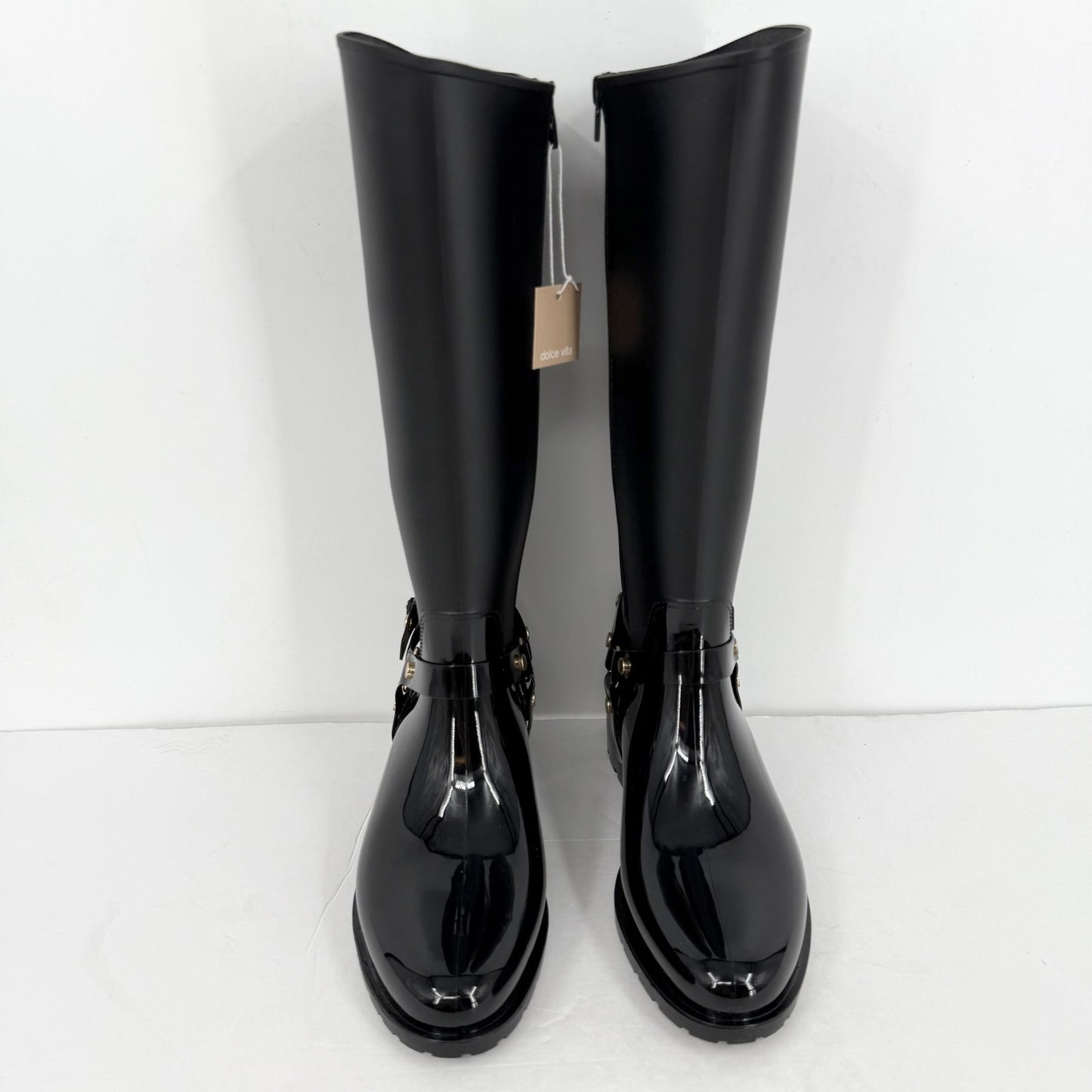 Dolce Vita Womens Cloudy Knee High Boots US 9 Black Waterproof NIB