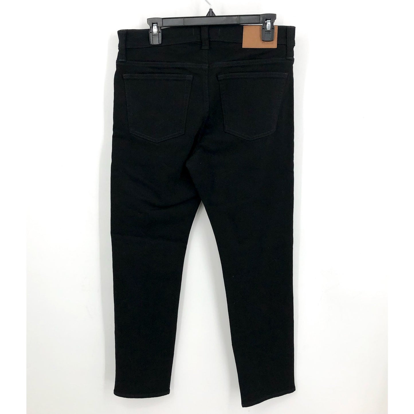 MADEWELL Men's Athletic Slim Jeans 35x32 Black Bainhart Wash Coolmax Denim