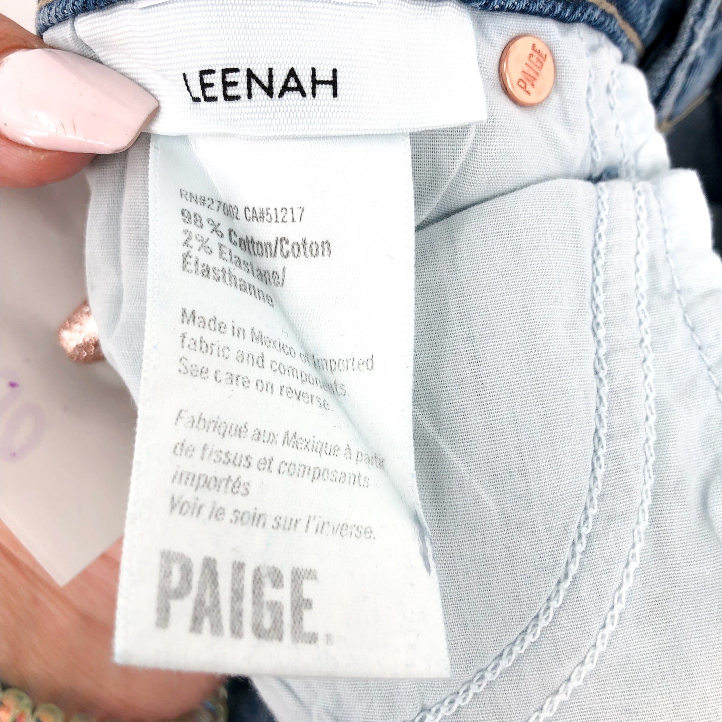 PAIGE Women's Leenah Wide Leg Jeans Size 28 US 6 Blue Soulful High Rise Slim NWT