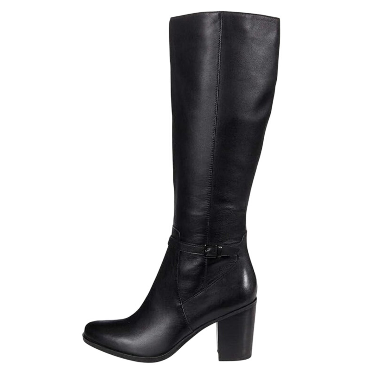 NATURALIZER Womens Kalina Knee High Boot 11 M EU 42 Black Leather NIB
