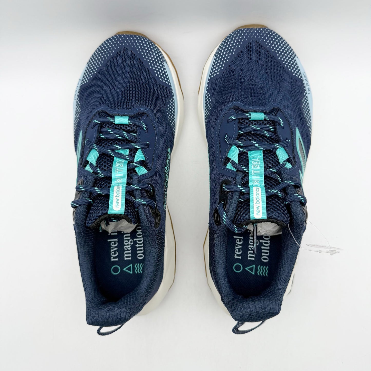 New Balance Womens Dynasoft Nitrel V6 Trail Running Sneakers US 5 XW Blue NWOB