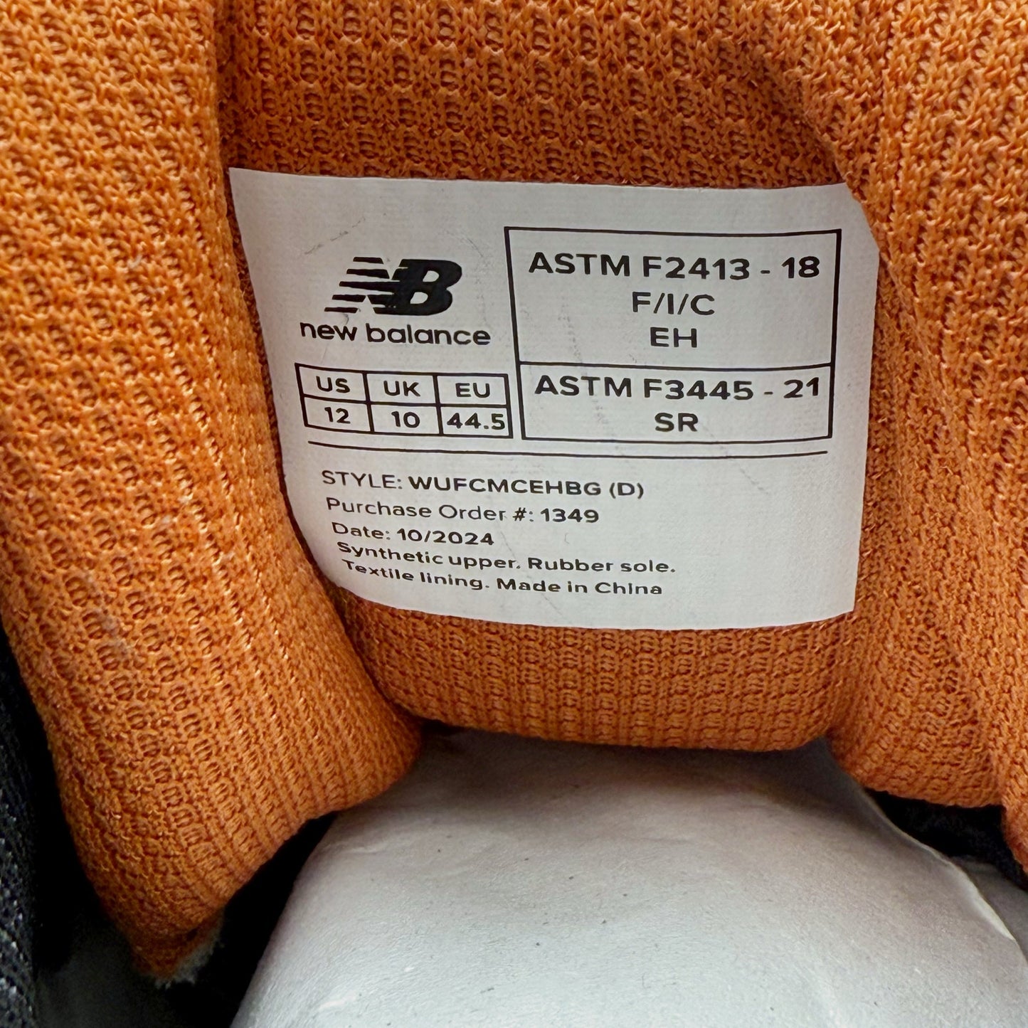 New Balance Womens Cremorne Fresh Foam Mid Work Shoes US 12 Wide Black CT SR NIB