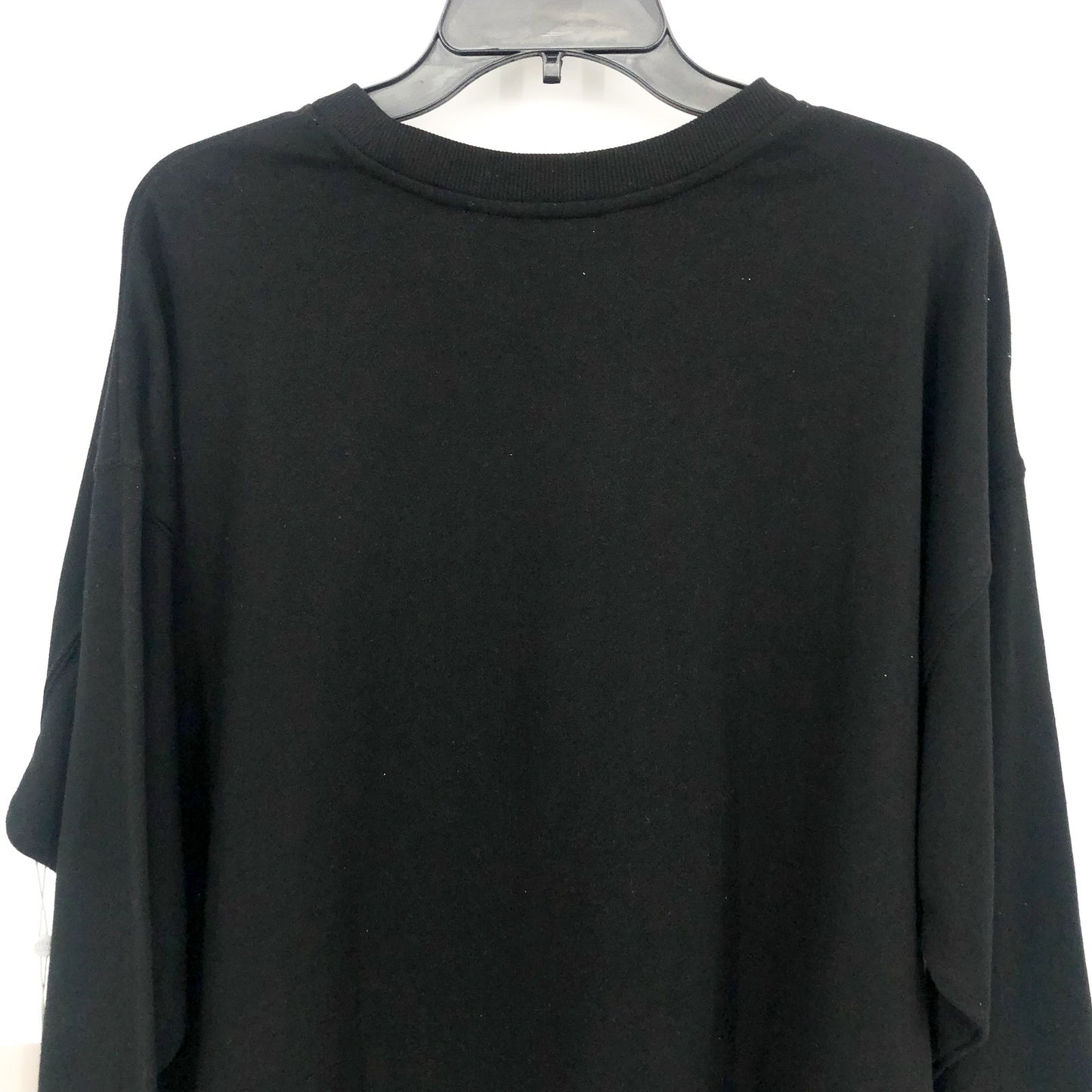 DKNY SPORT Women's Embossed Logo Sweatshirt Black 1X