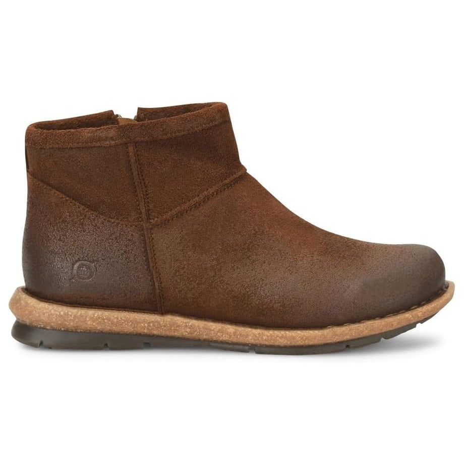 Born Womens Tinley Ankle Booties US 11 M EU 41.5 Brown Suede