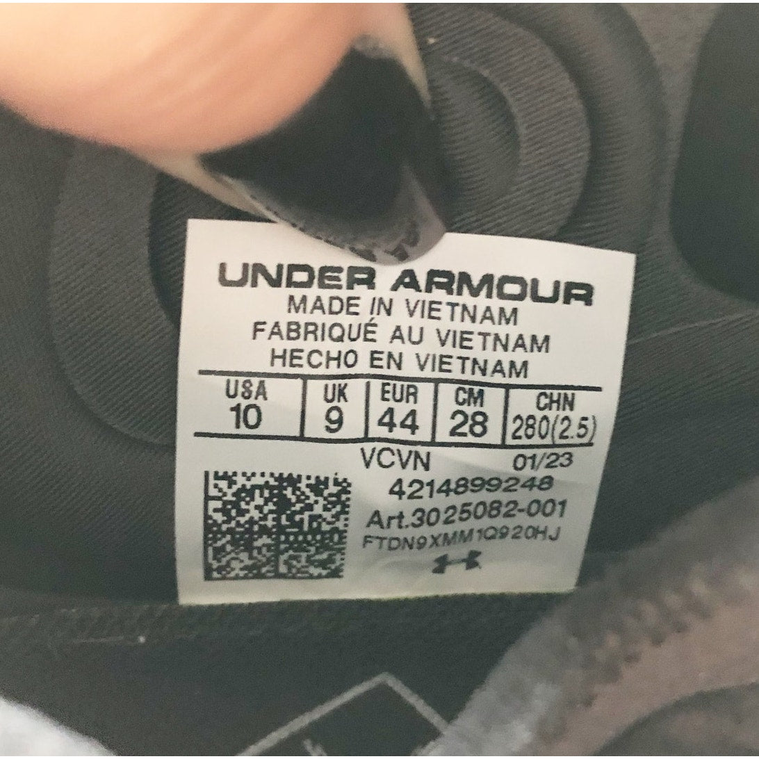 Under Armour Men's Spotlight Lux Mc 2.0 Football Cleats 10 Black White NWOB