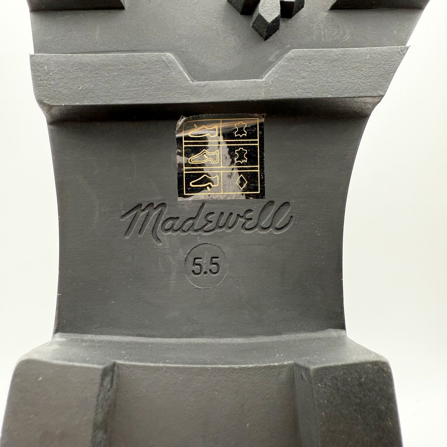 Madewell Womens The Bradley Chelsea Lugsole Boot US 5.5 Black Leather NWOB