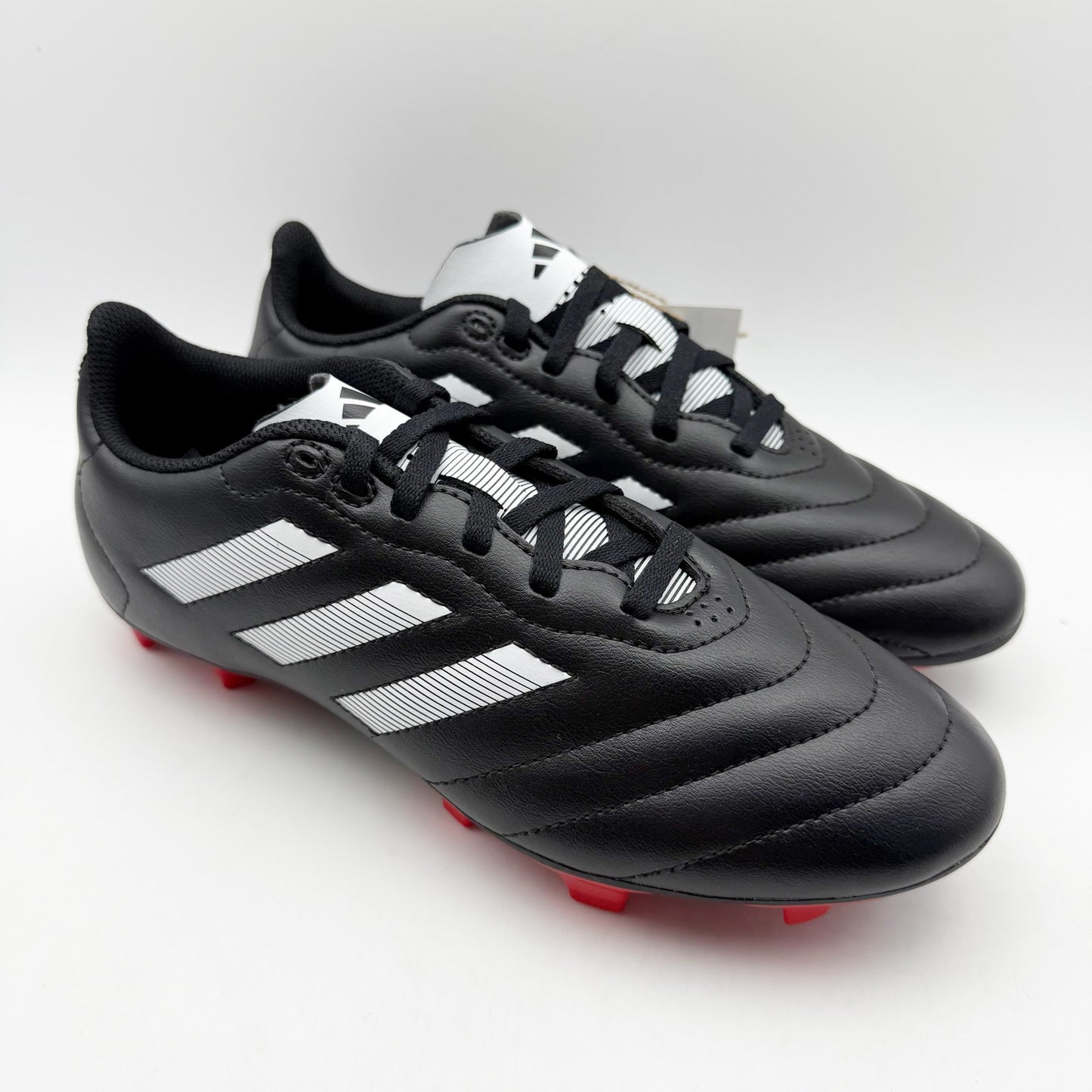 Adidas Mens Goletto VIII Firm Ground Soccer Cleat US 8.5 Black Red Athletic NIB