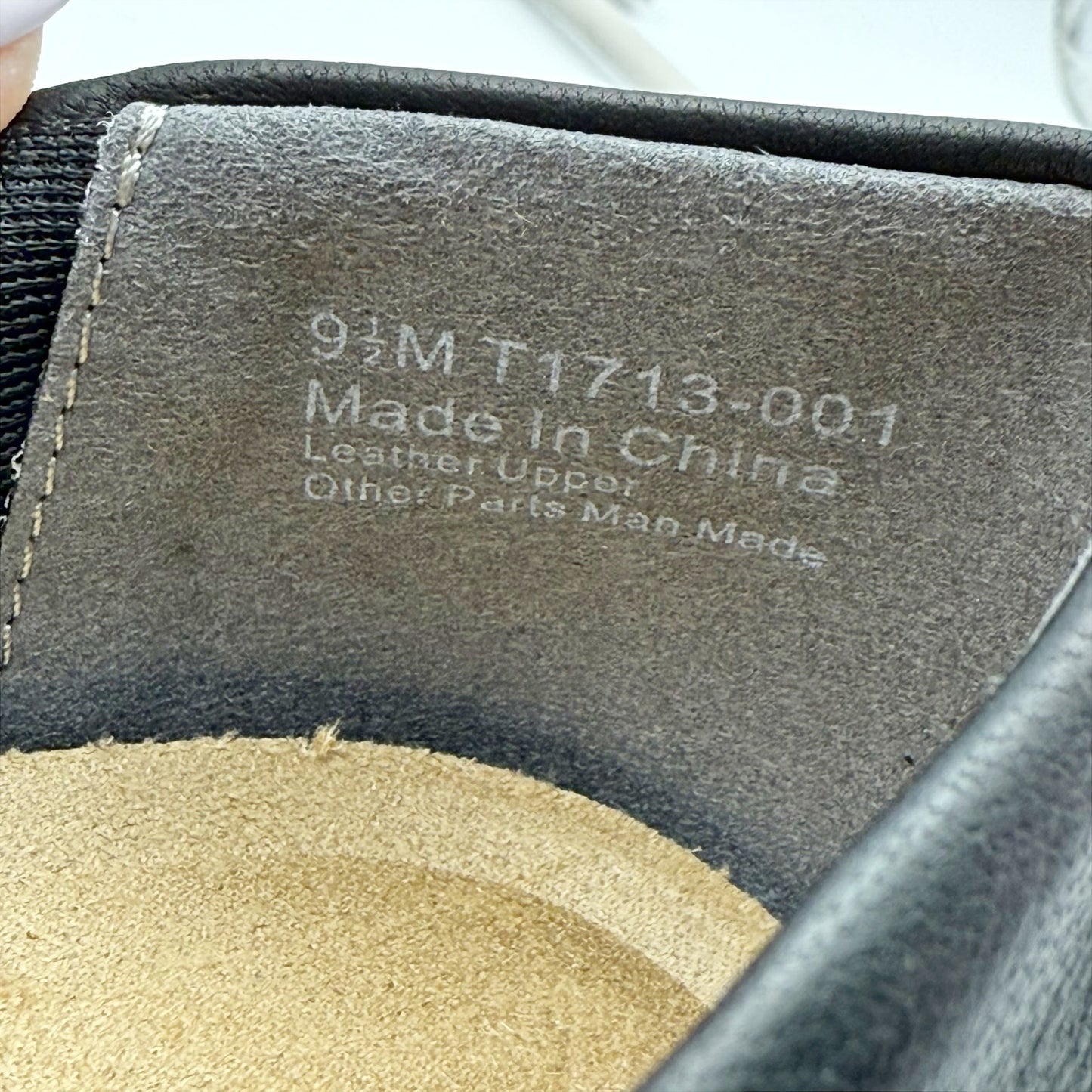 Trotters Womens Monarch Loafers US 9.5 M Black Leather Heel Comfort NIB