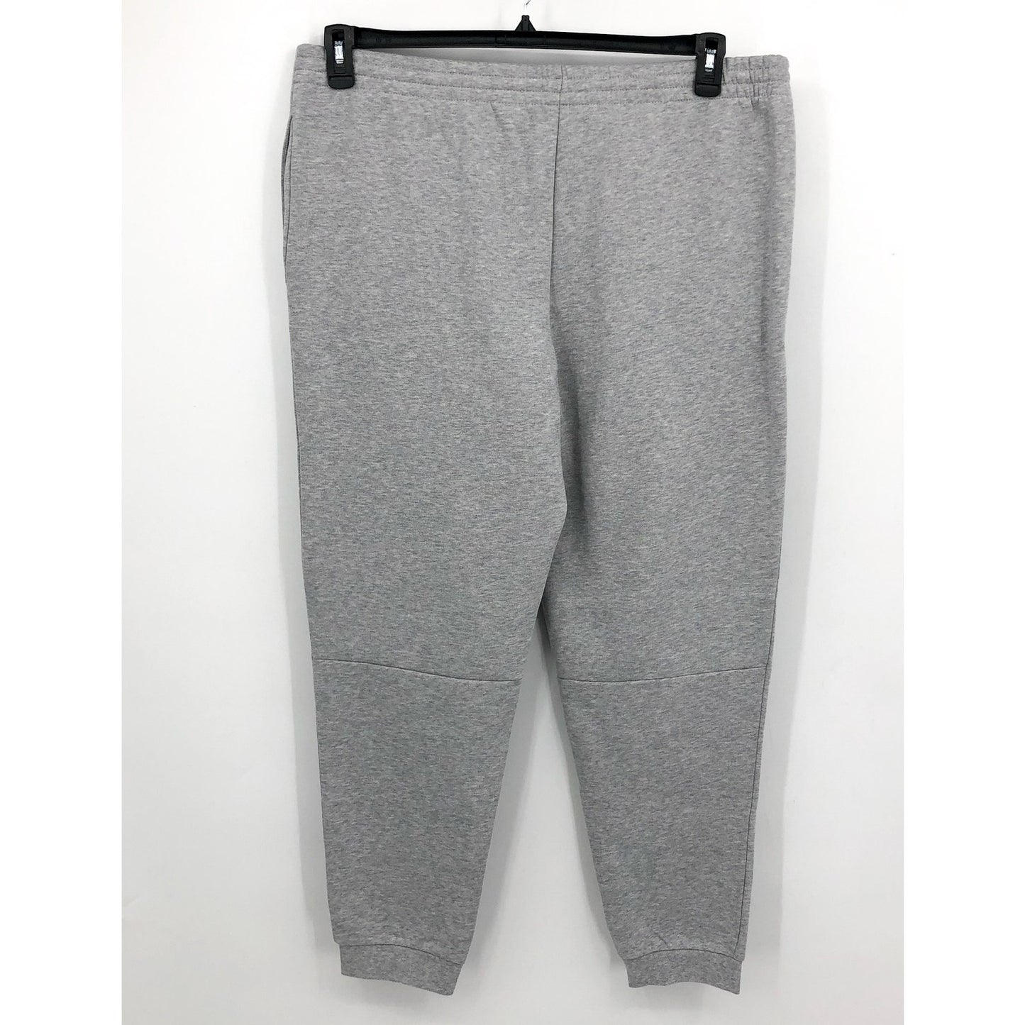 LACOSTE Men's Core Fleece Tapered Fit Joggers Size 6 XL Grey Elastic Waist NWT