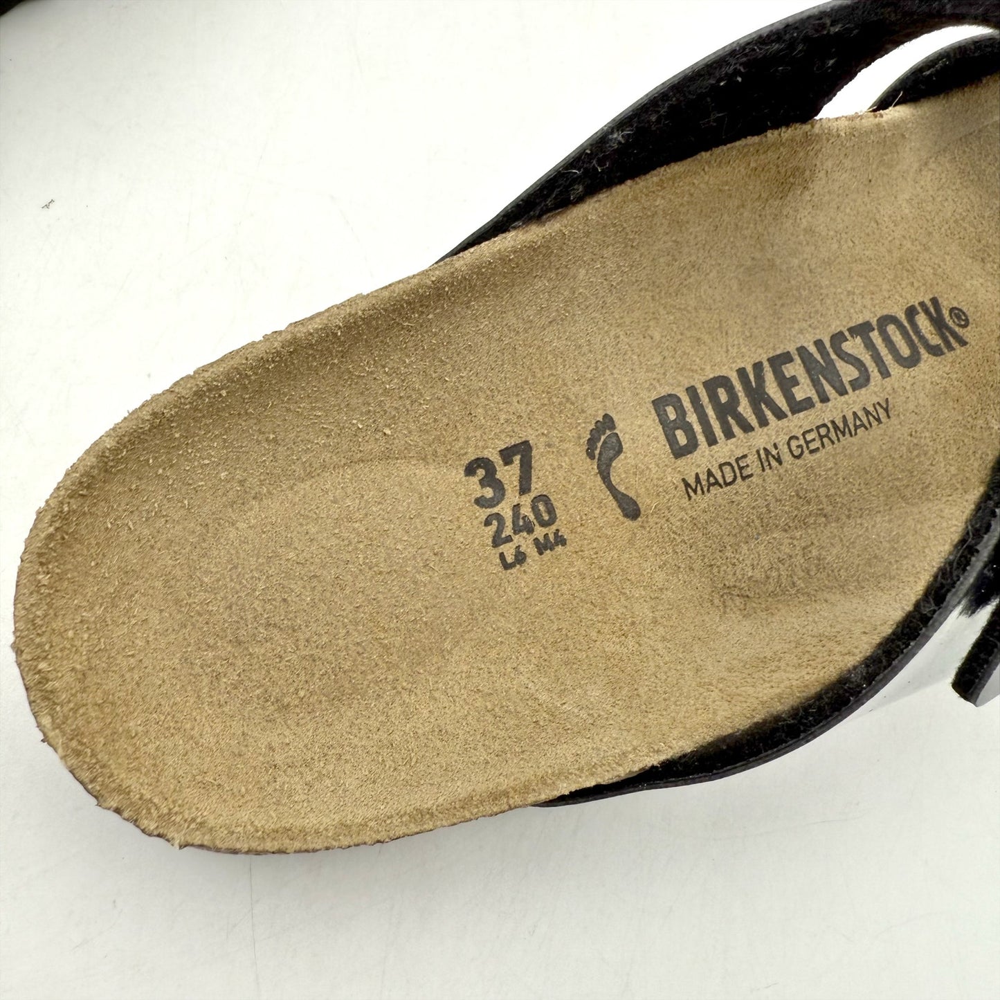 Birkenstock Womens Sydney Birko Flor Graceful Sandals EU 37 US 6 Black NWOB