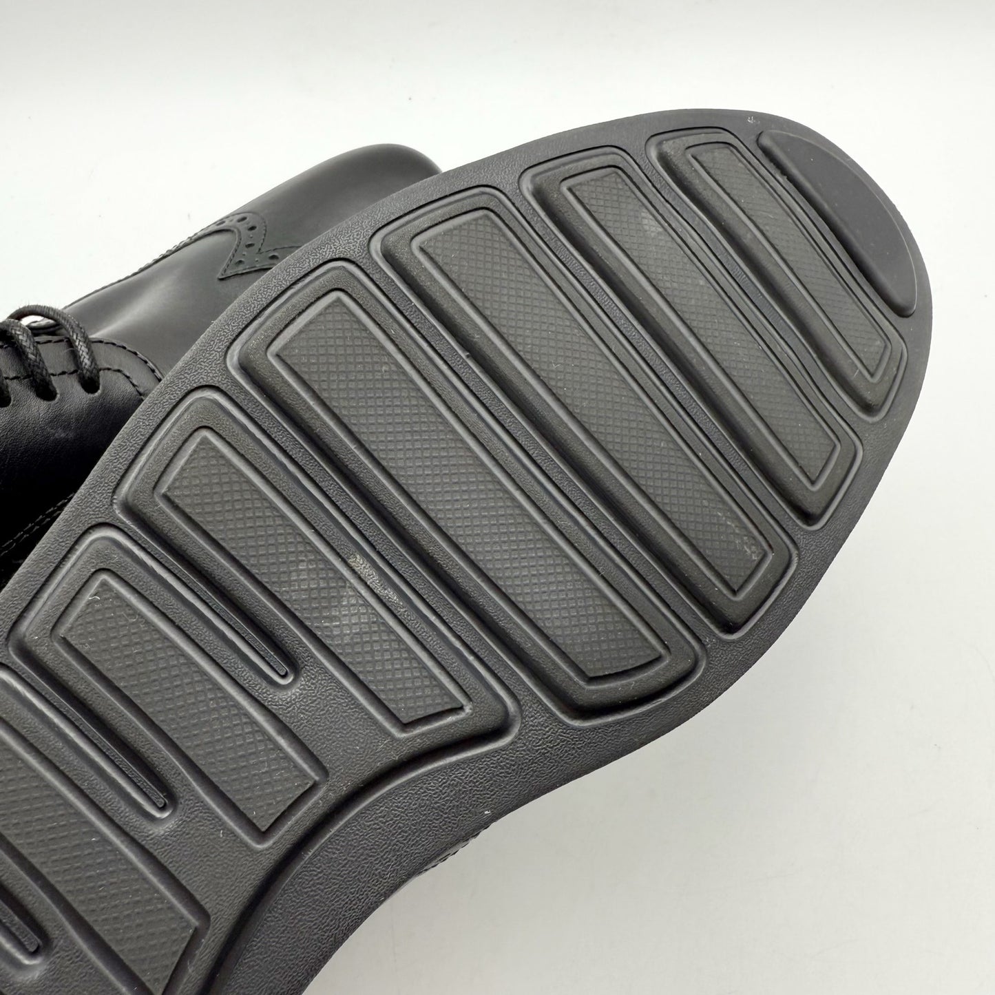 Cole Haan Mens Original Grand Wing Tip Oxford Shoes US 11 M Black Leather NWOB