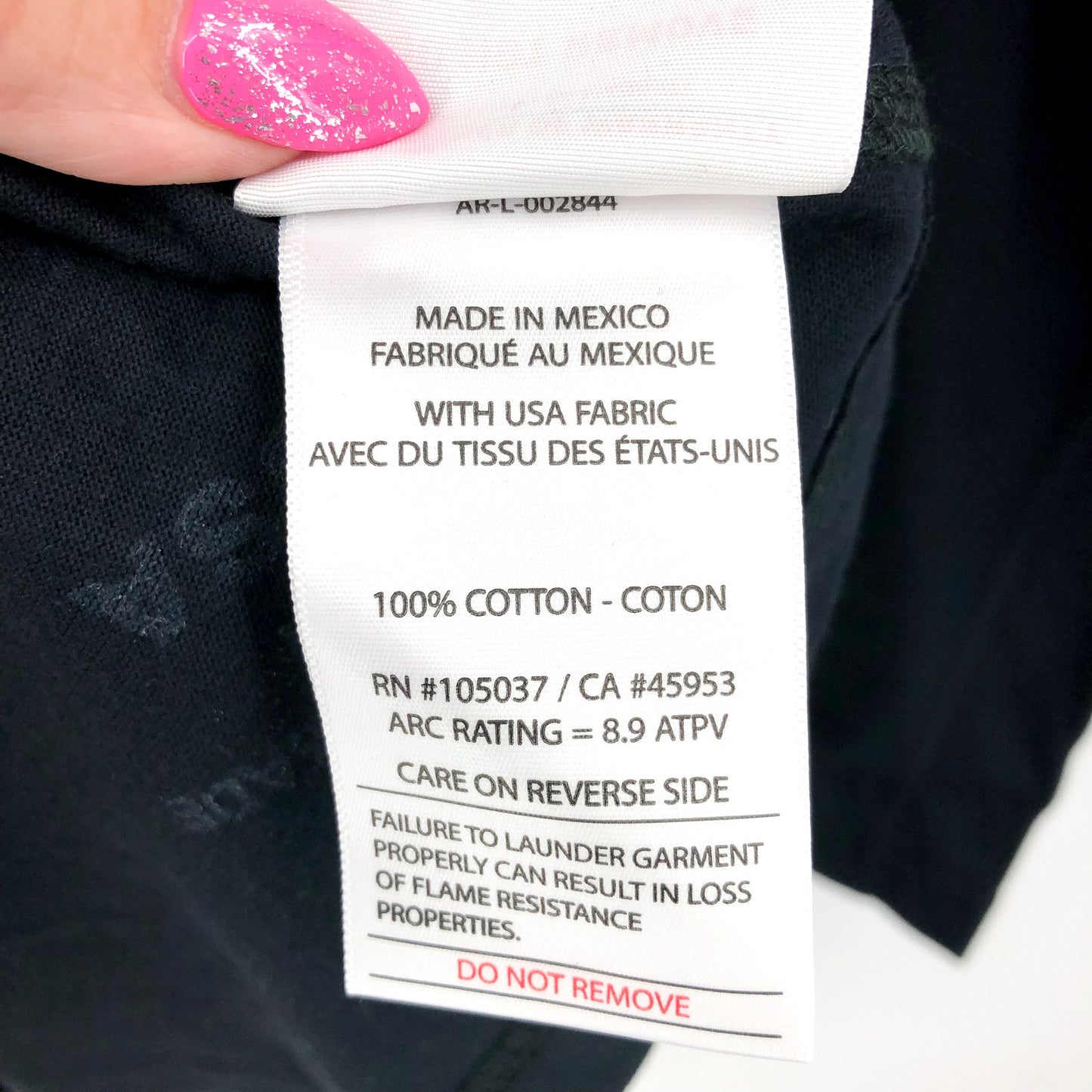 ARIAT Women's FR AC Long Sleeve Work Shirt XXL Black Knit V Neck NWOT