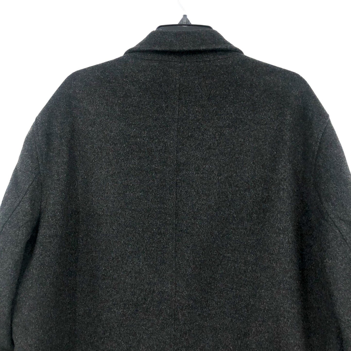 NORDSTROM Men's Russell Mac Wool & Cashmere Coat Grey Phantom Marl XL