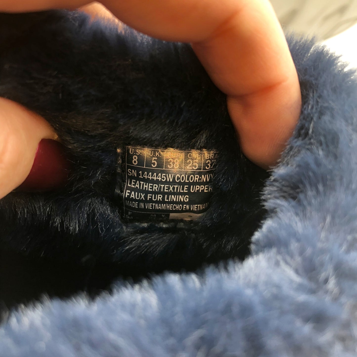 Skechers Womens On-the-GO City Suede Boots Size 8 Navy Blue Water Repellent NIB