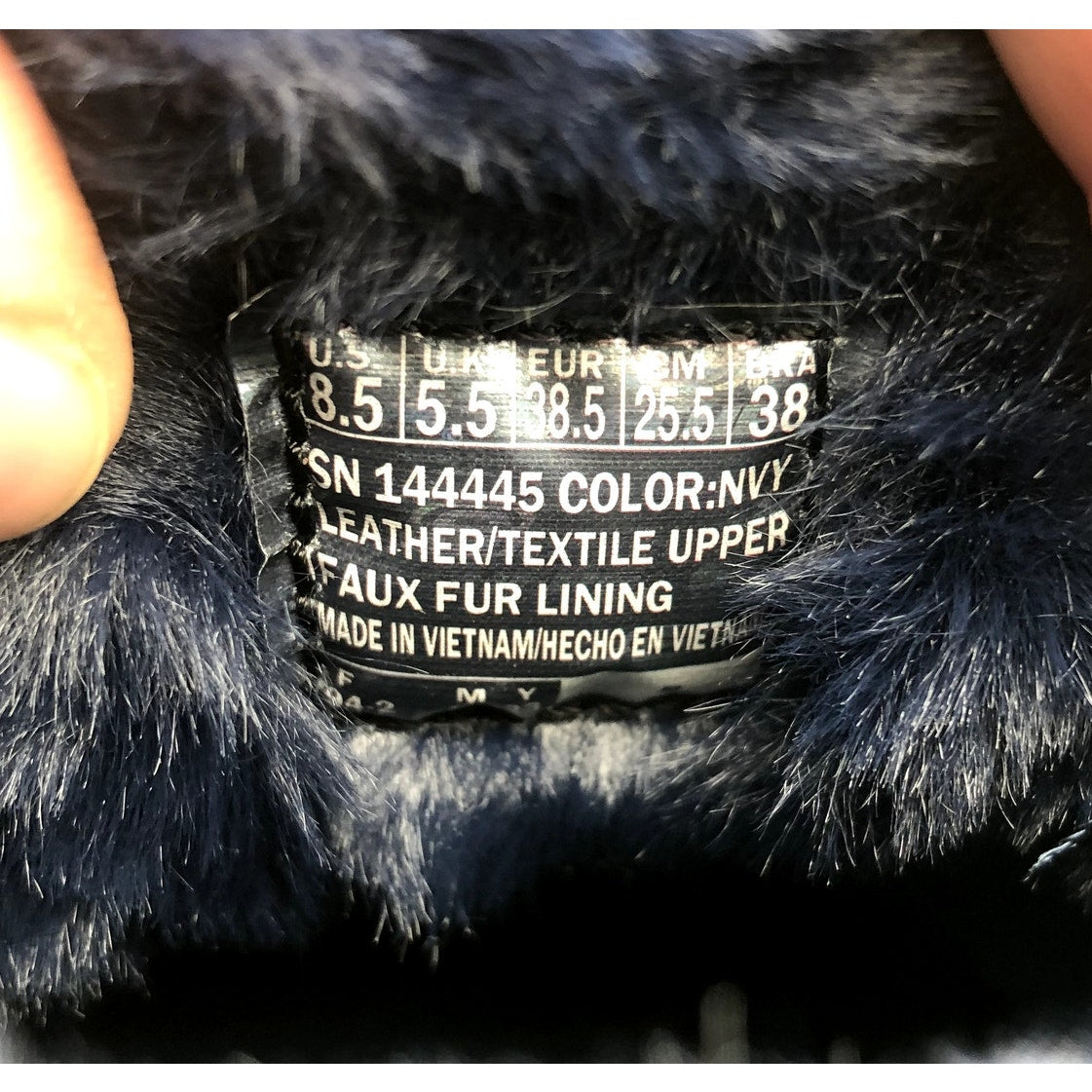 Skechers Women On-the-GO City Suede Boots Size 8.5 Navy Blue Water Repellent NIB