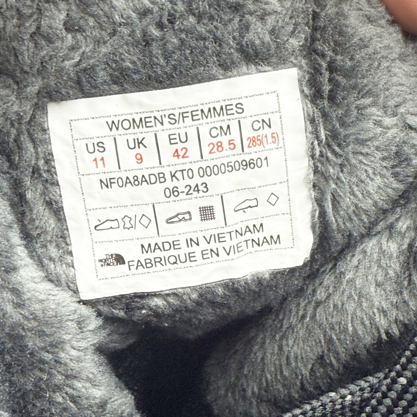 The North Face Womens Shellista V Mid Winter Boots US 11 Black WP Insulated NIB