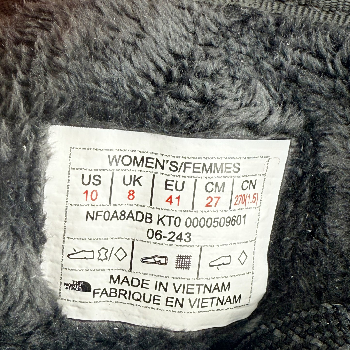 The North Face Womens Shellista V Mid Winter Boots US 10 Black WP Insulated NIB