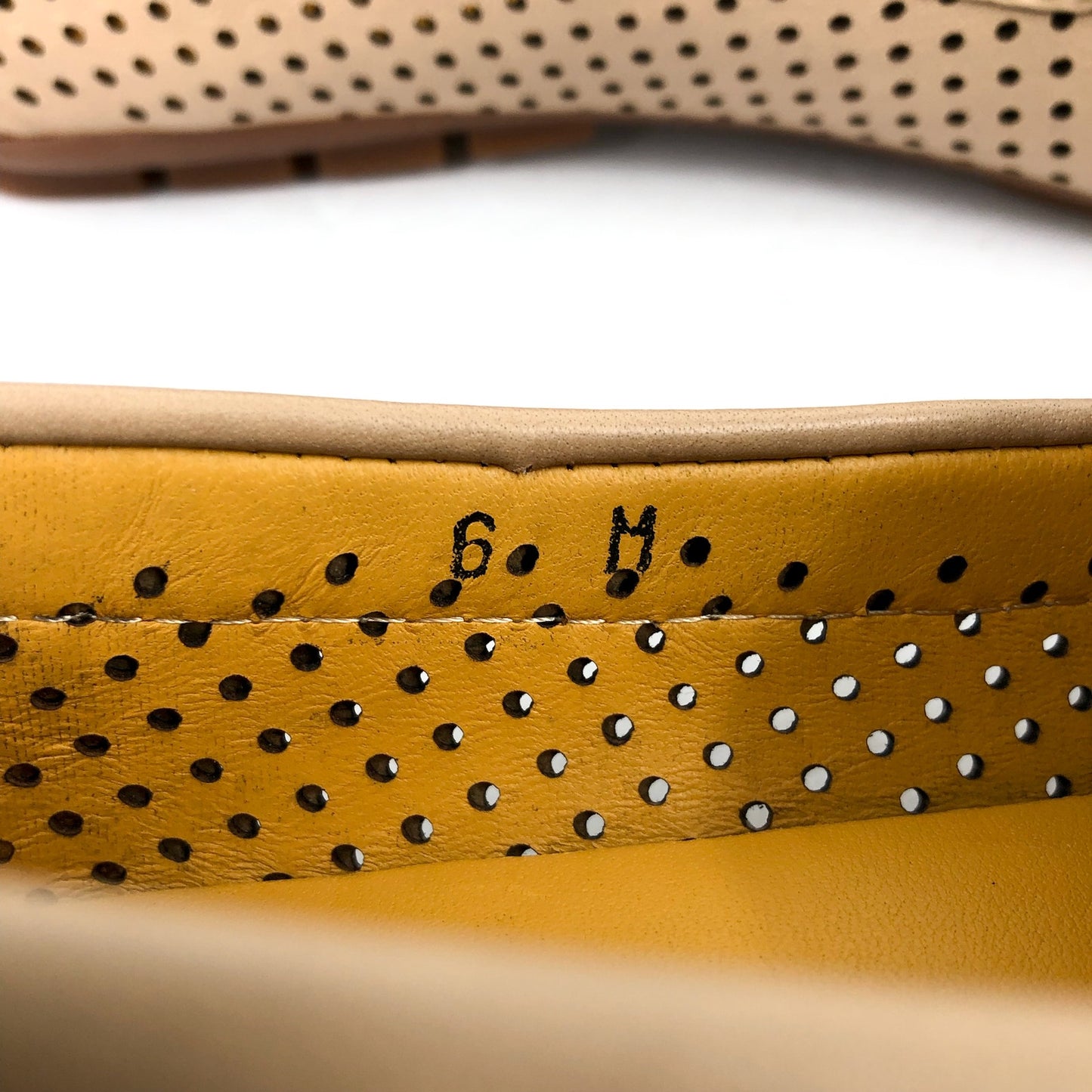 VANELI Womens Acris Flat Loafers US 6 M EU 36.5 Nude Tan Leather NIB