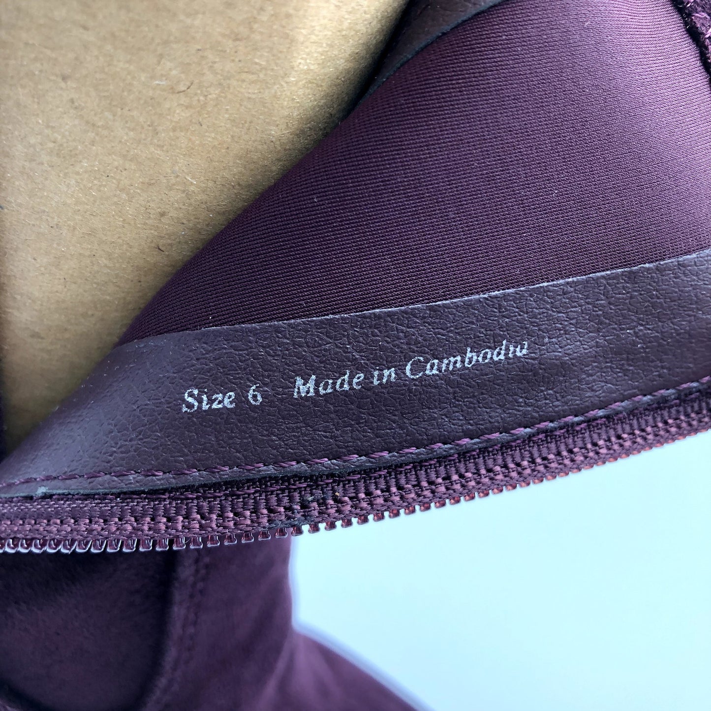 Dolce Vita Womens Ankle Booties Size 6 Dark Red Textured Heel NWOB