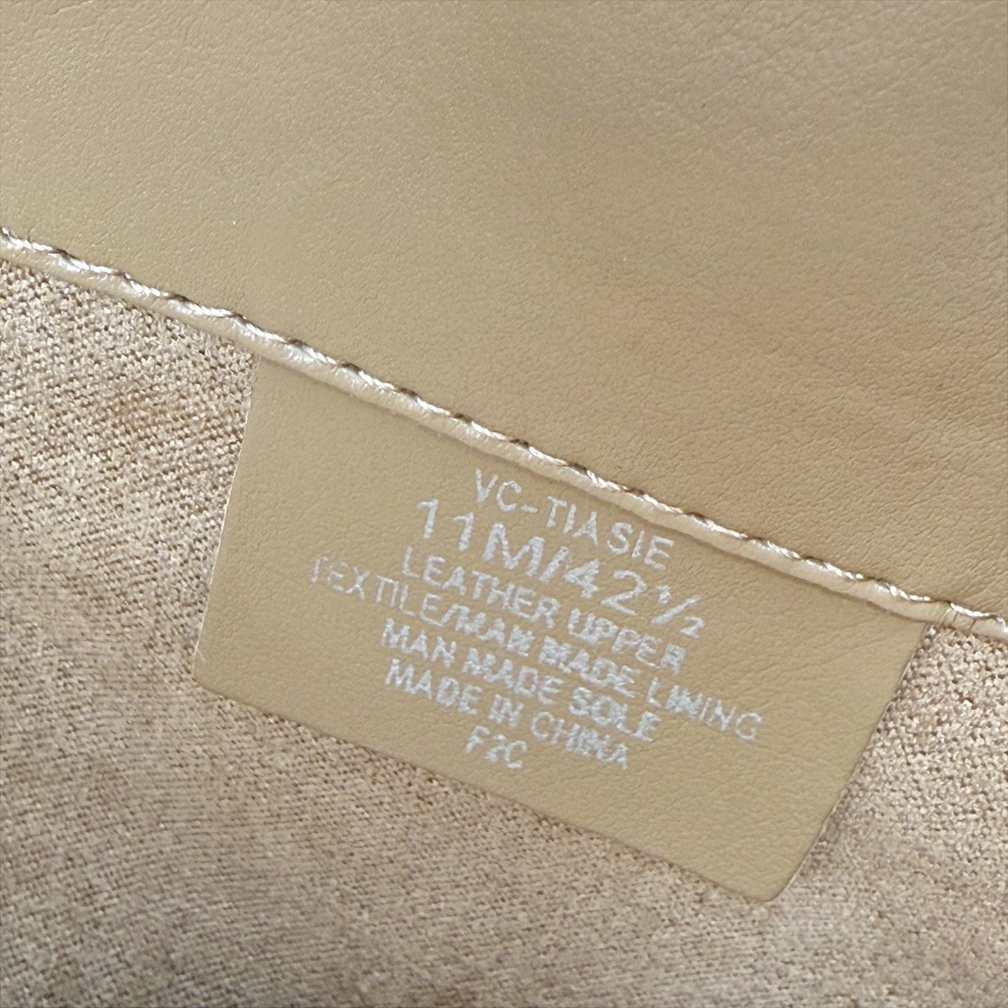 Vince Camuto Womens Tiasie Over the Knee Wedge Boots US 11 M Tan Suede NWOB