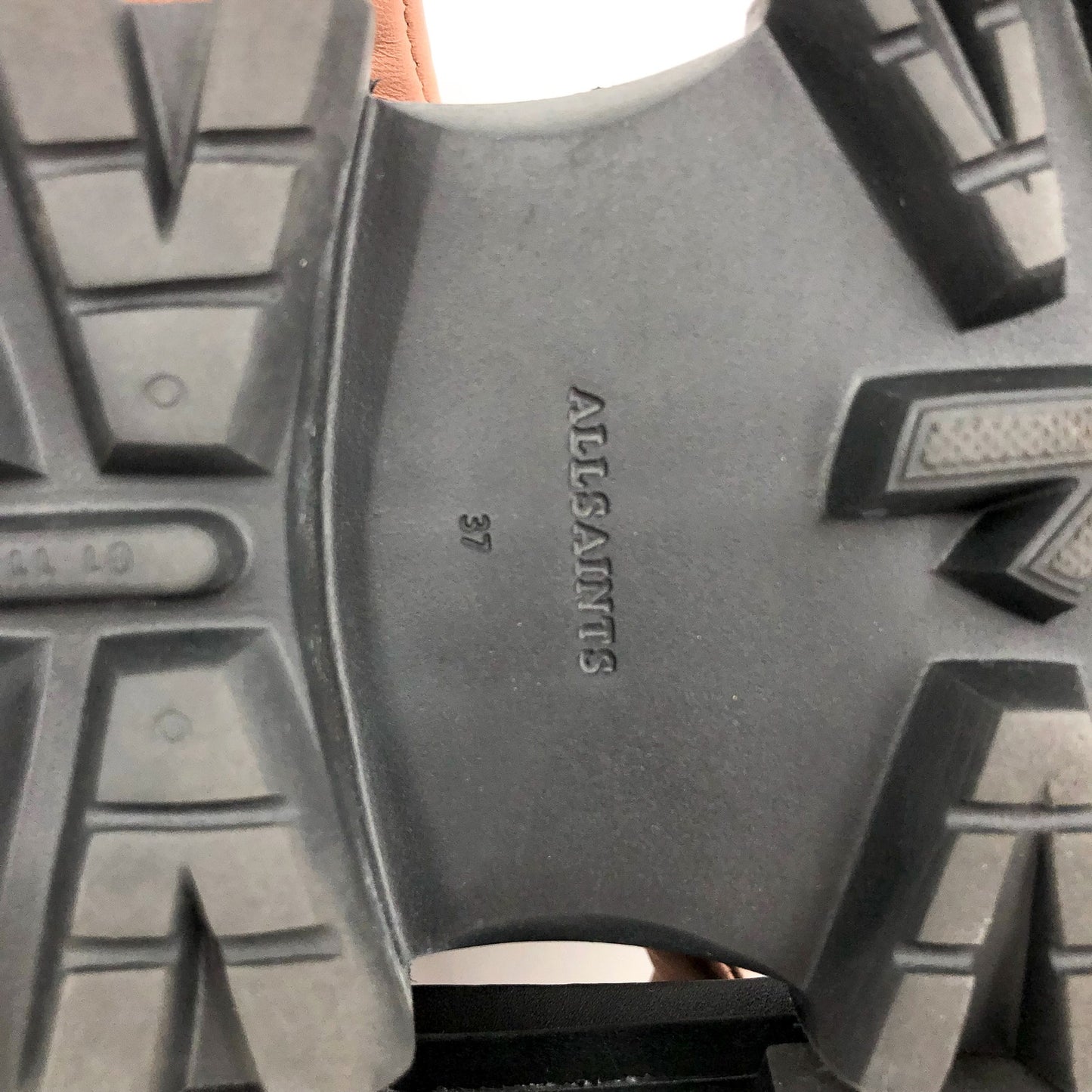 ALLSAINTS Womens Helium Platform Sandals US 7 EU 37 Leather Chunky Sole NWOB