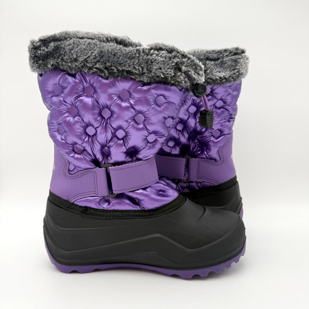 Kamik Girls Penny 3 Snow Boots US 2 Purple Black Insulated Waterproof NIB